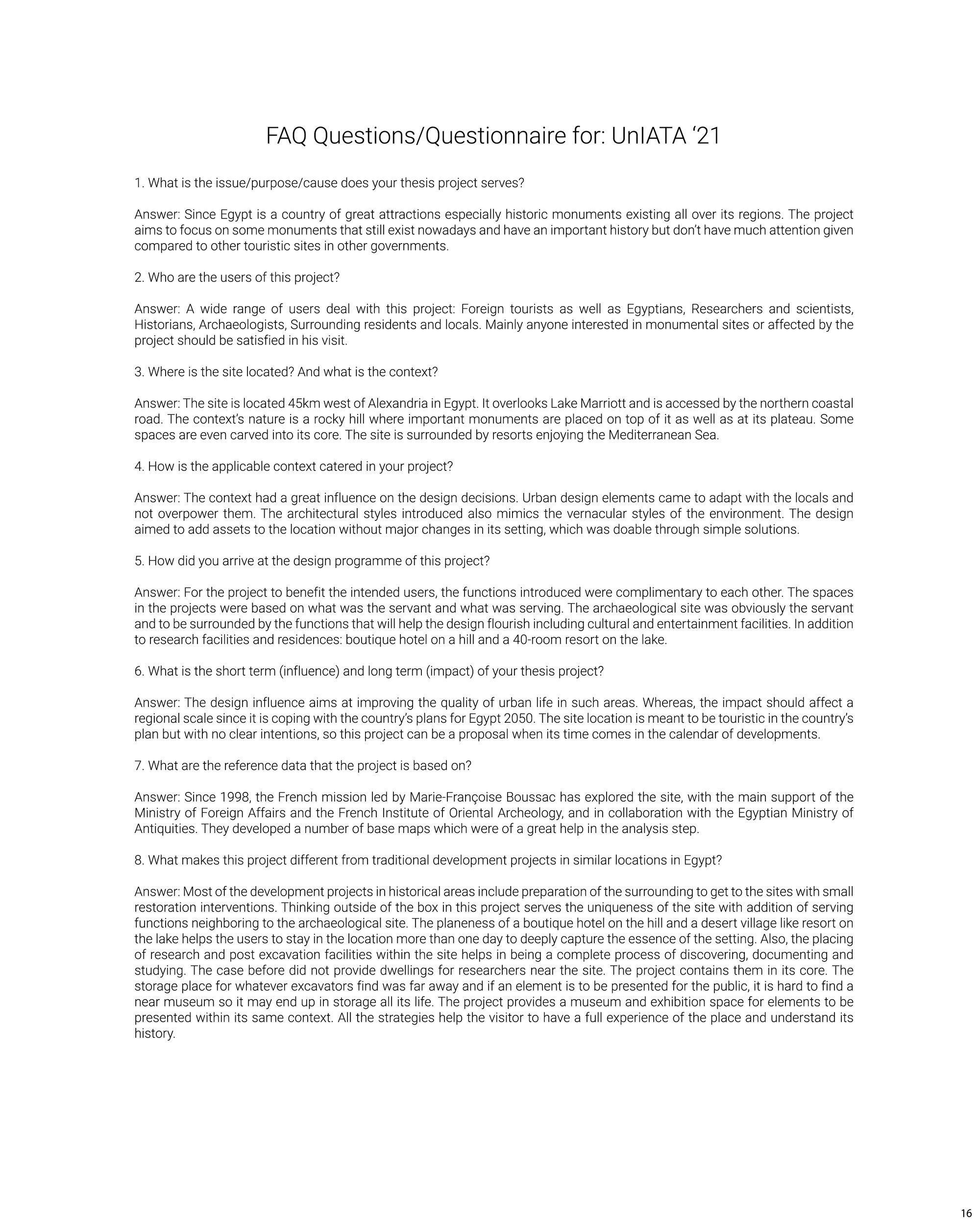 FAQ Questions