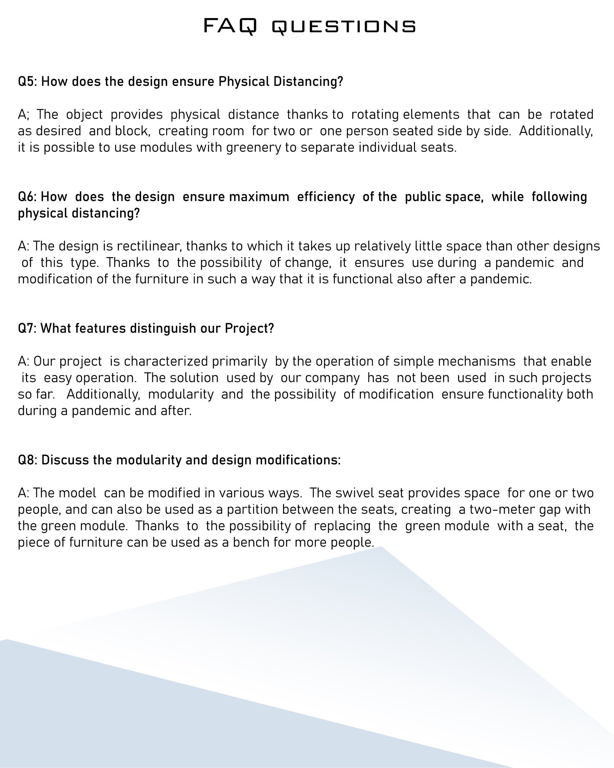 FAQ questions