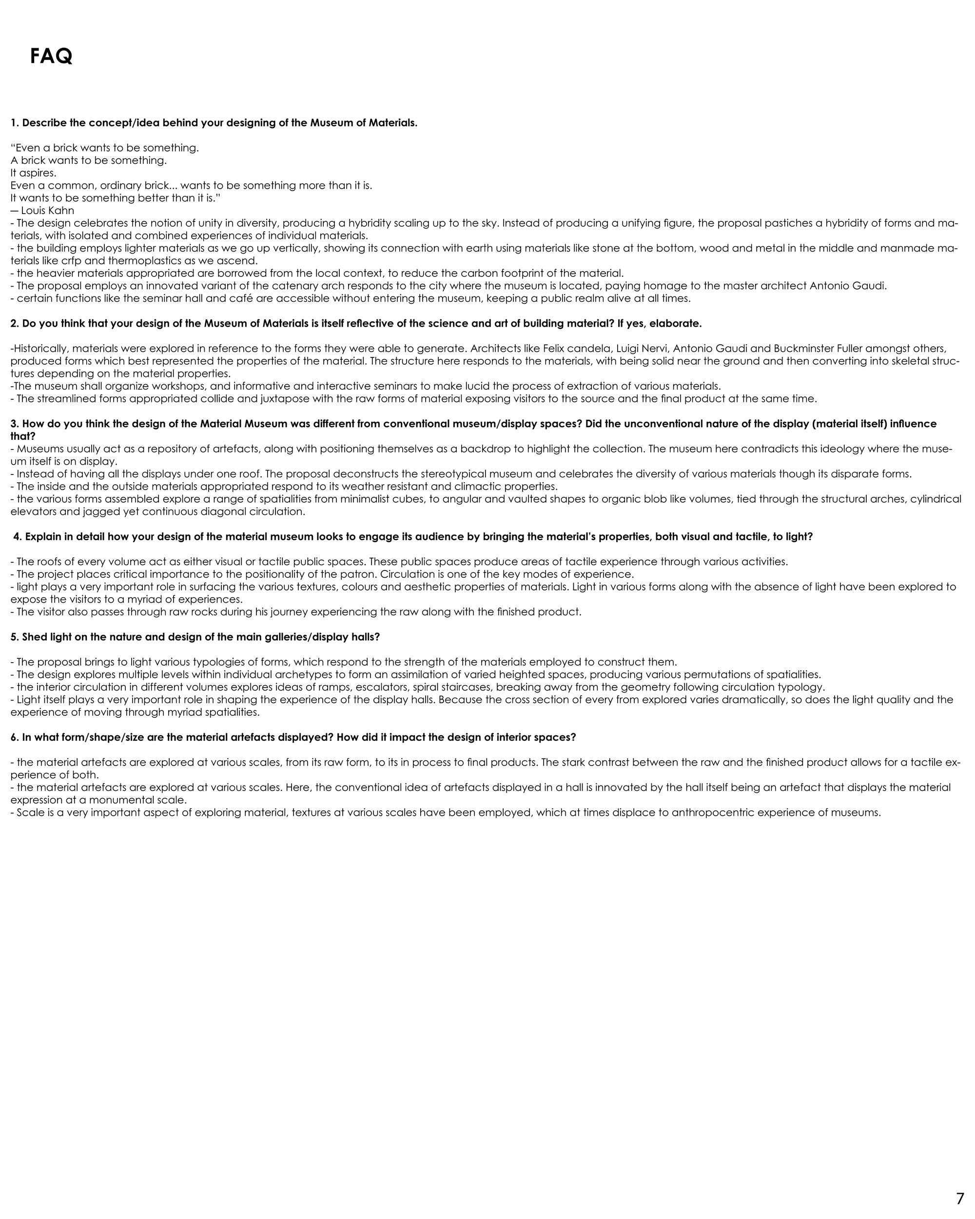 FAQ answers