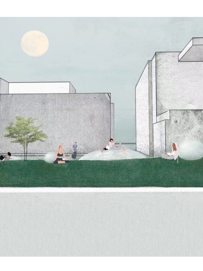 THE LOTUS POND AND DEWDROPS