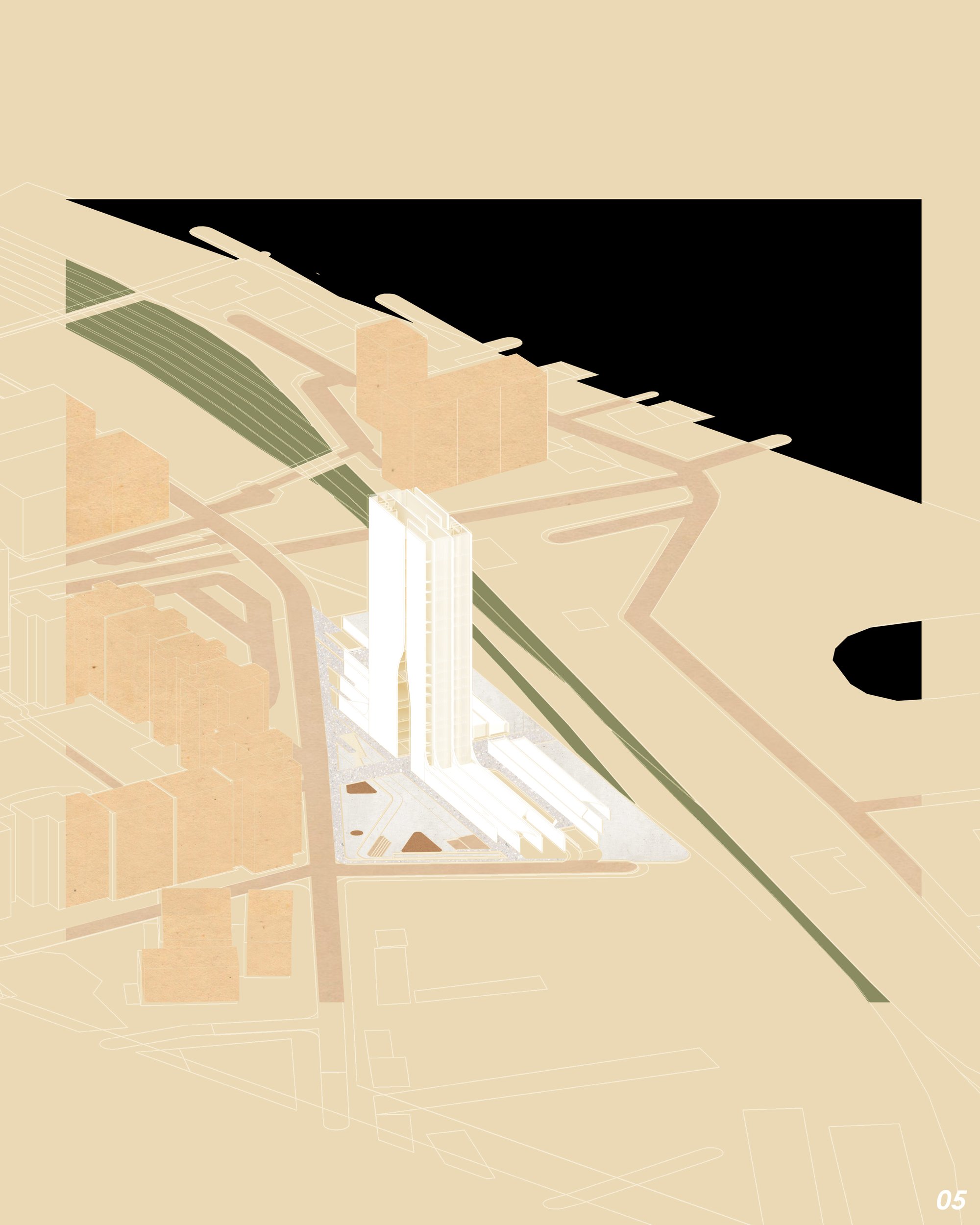 The position of the Vertical spa in the context