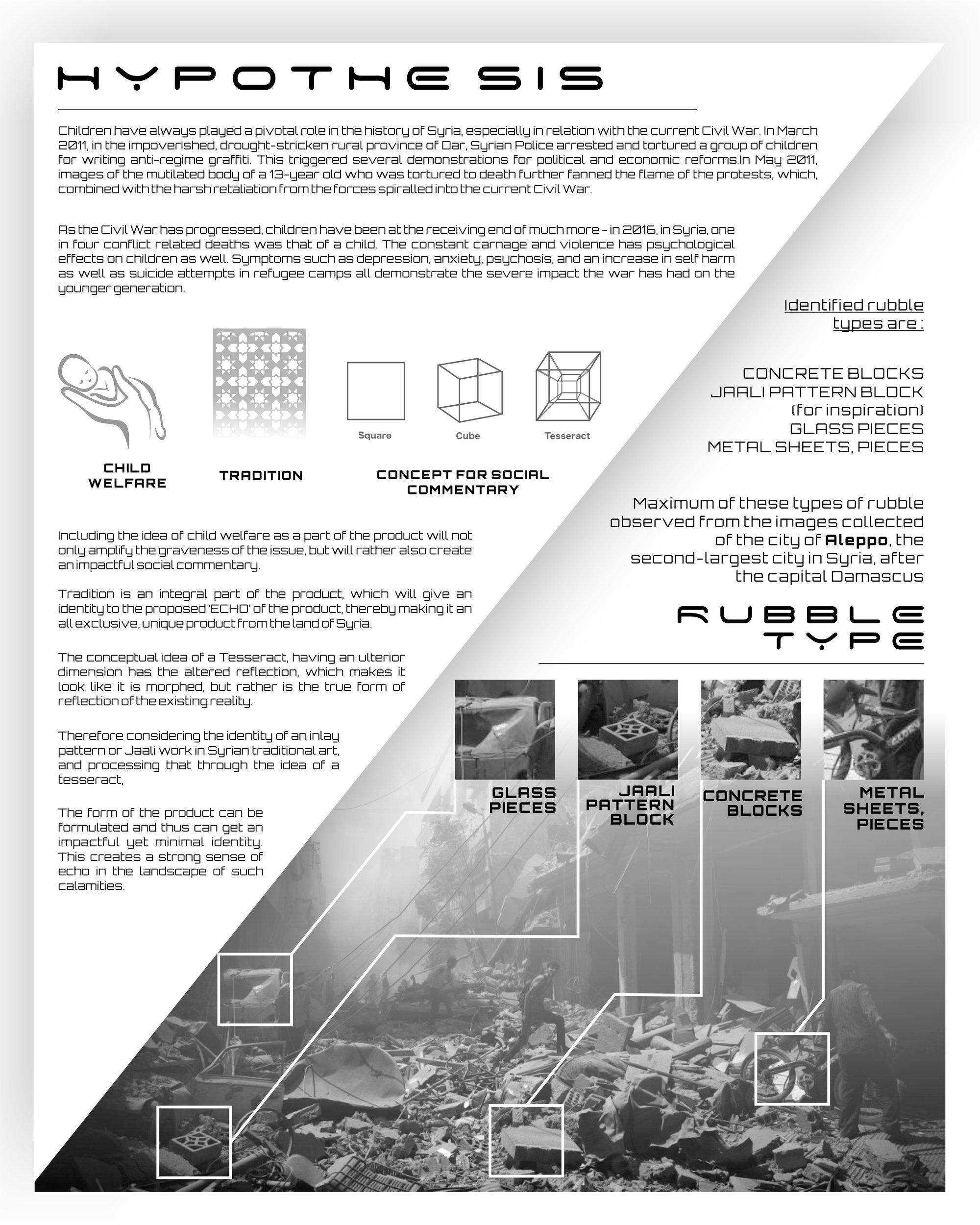 Hypothesis and Rubble Identification