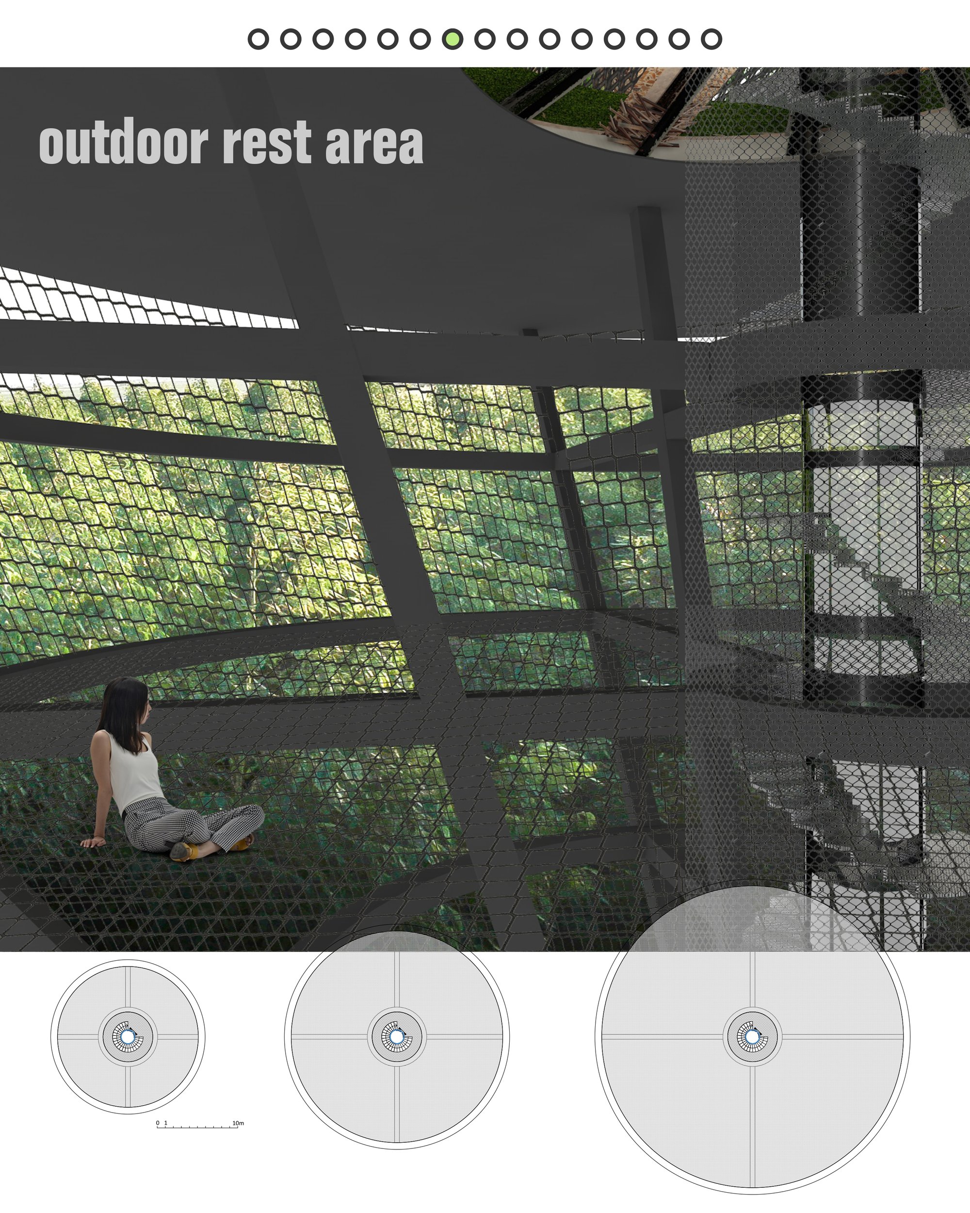 outdoor rest area