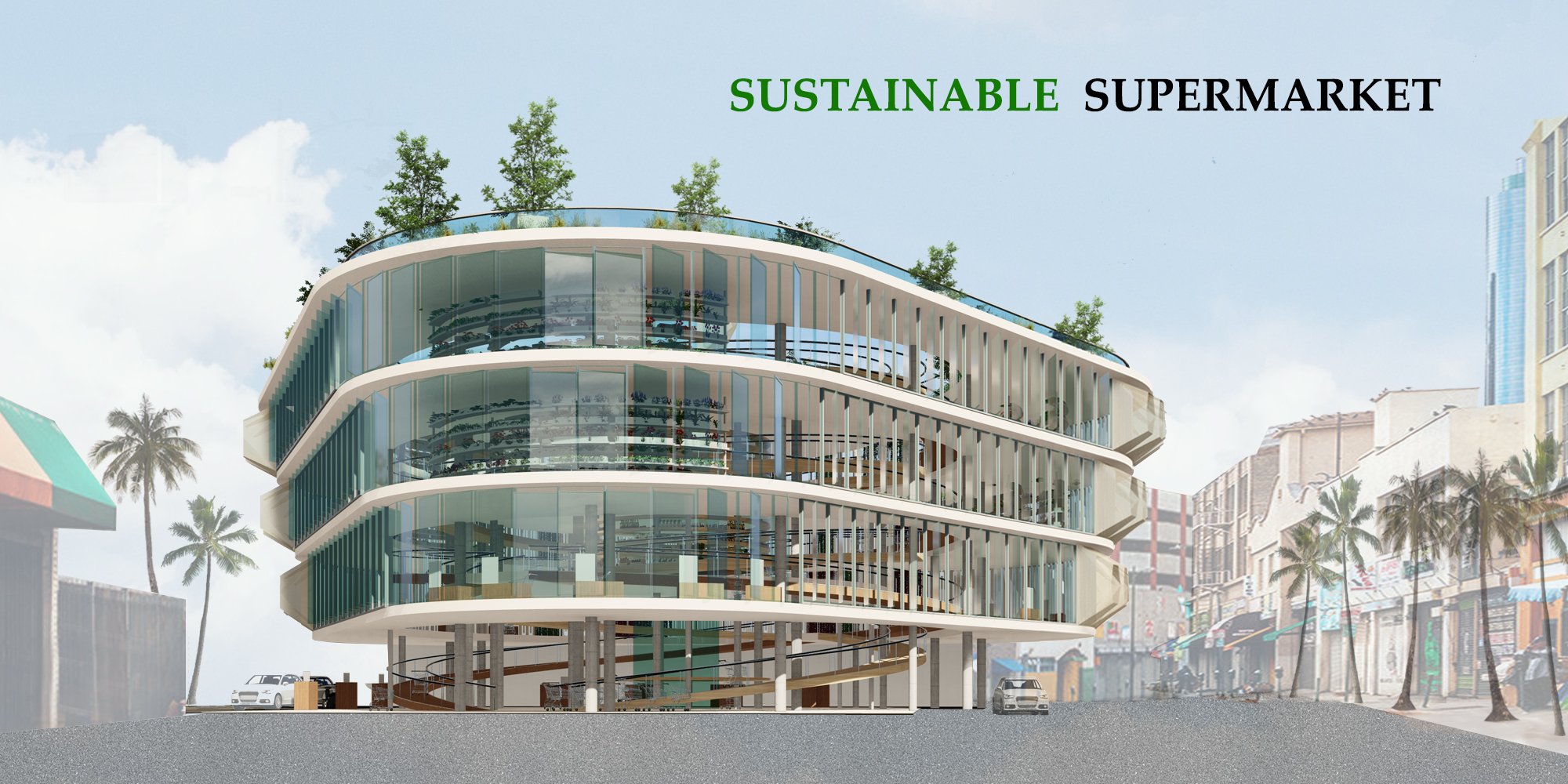 sustainable supermarket