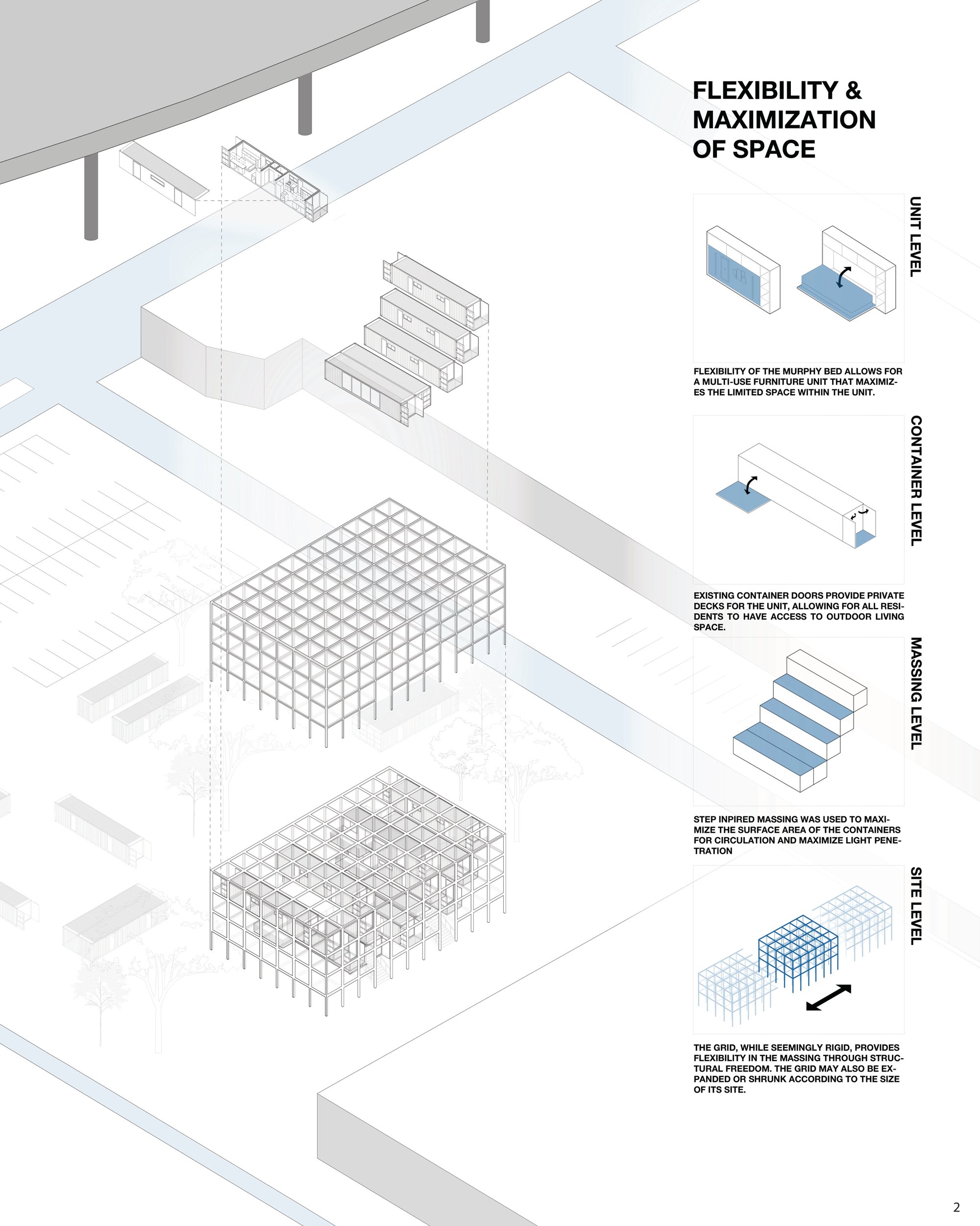 Concept Axonometric Drawing