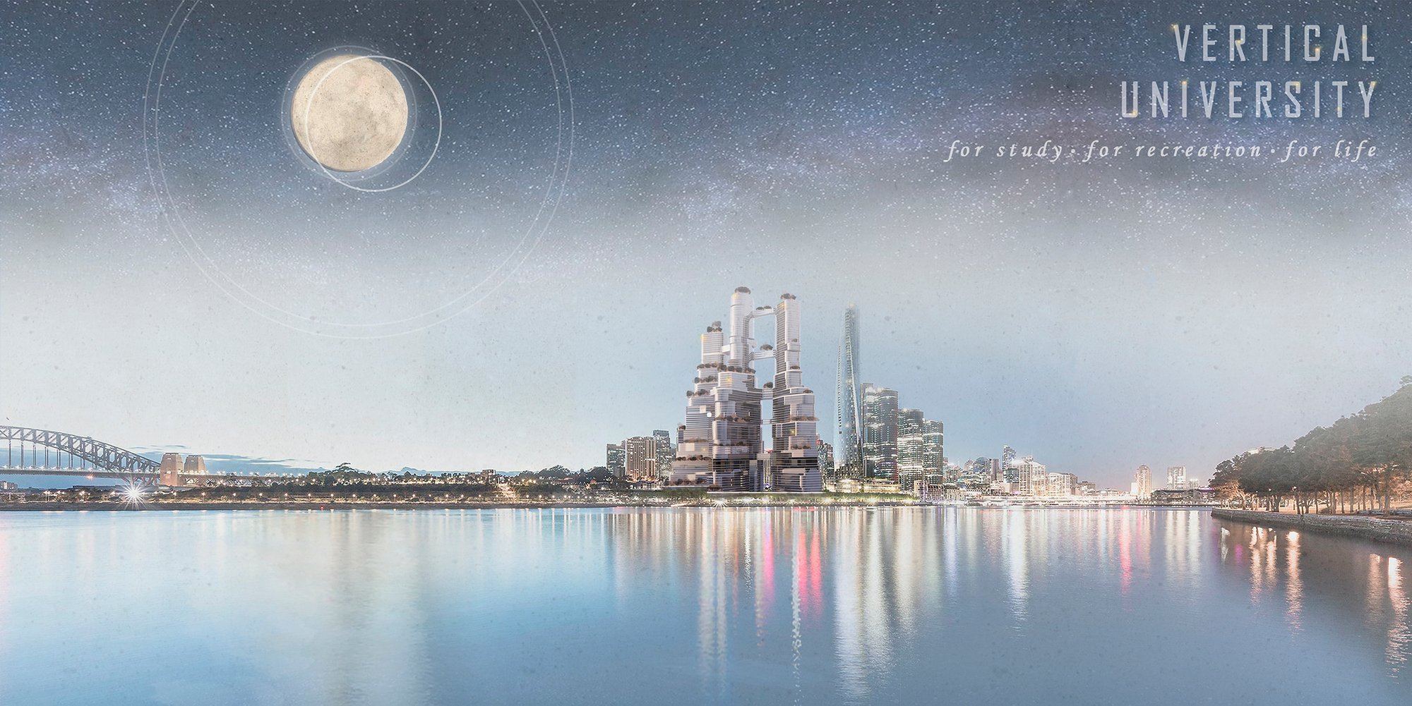 Green vertical university in Sydney CBD