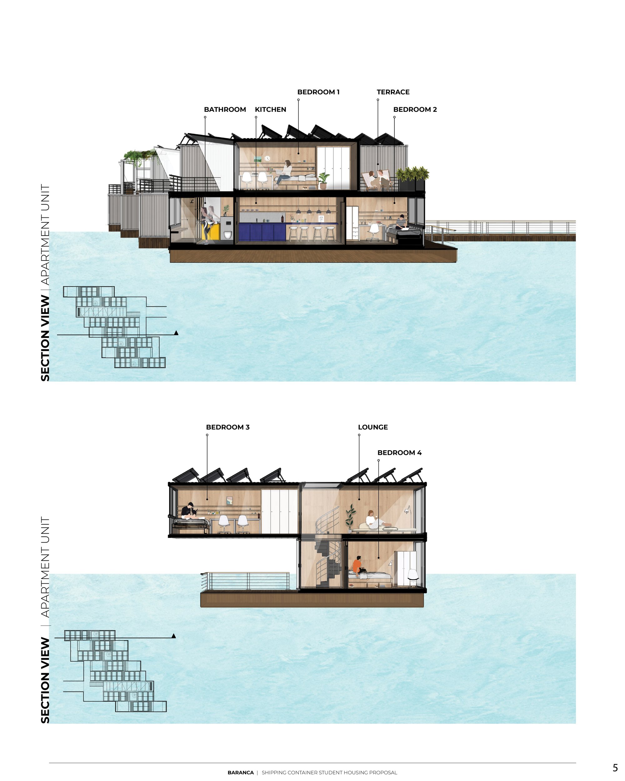 5. Section View(Apartment Unit)