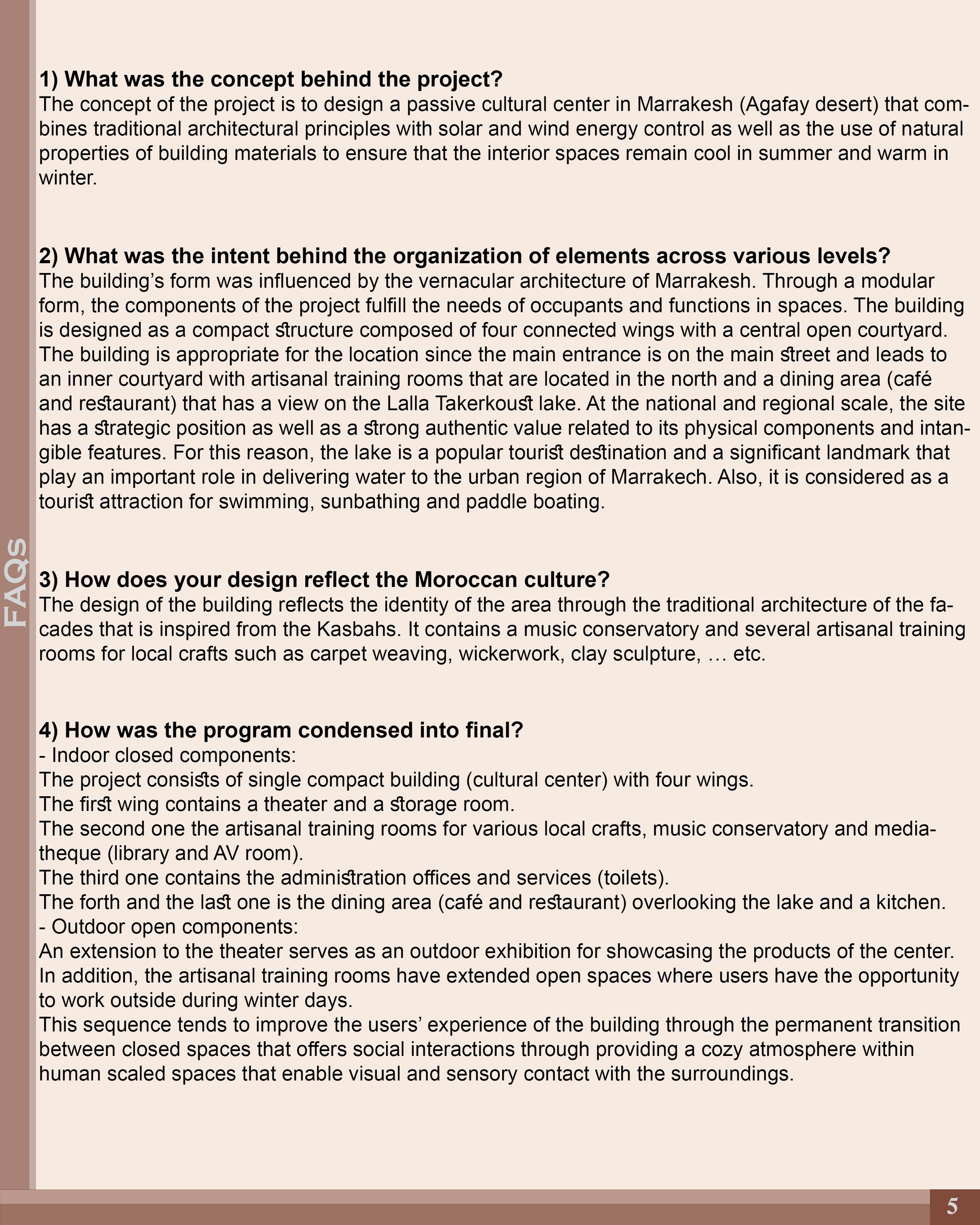 FAQ's