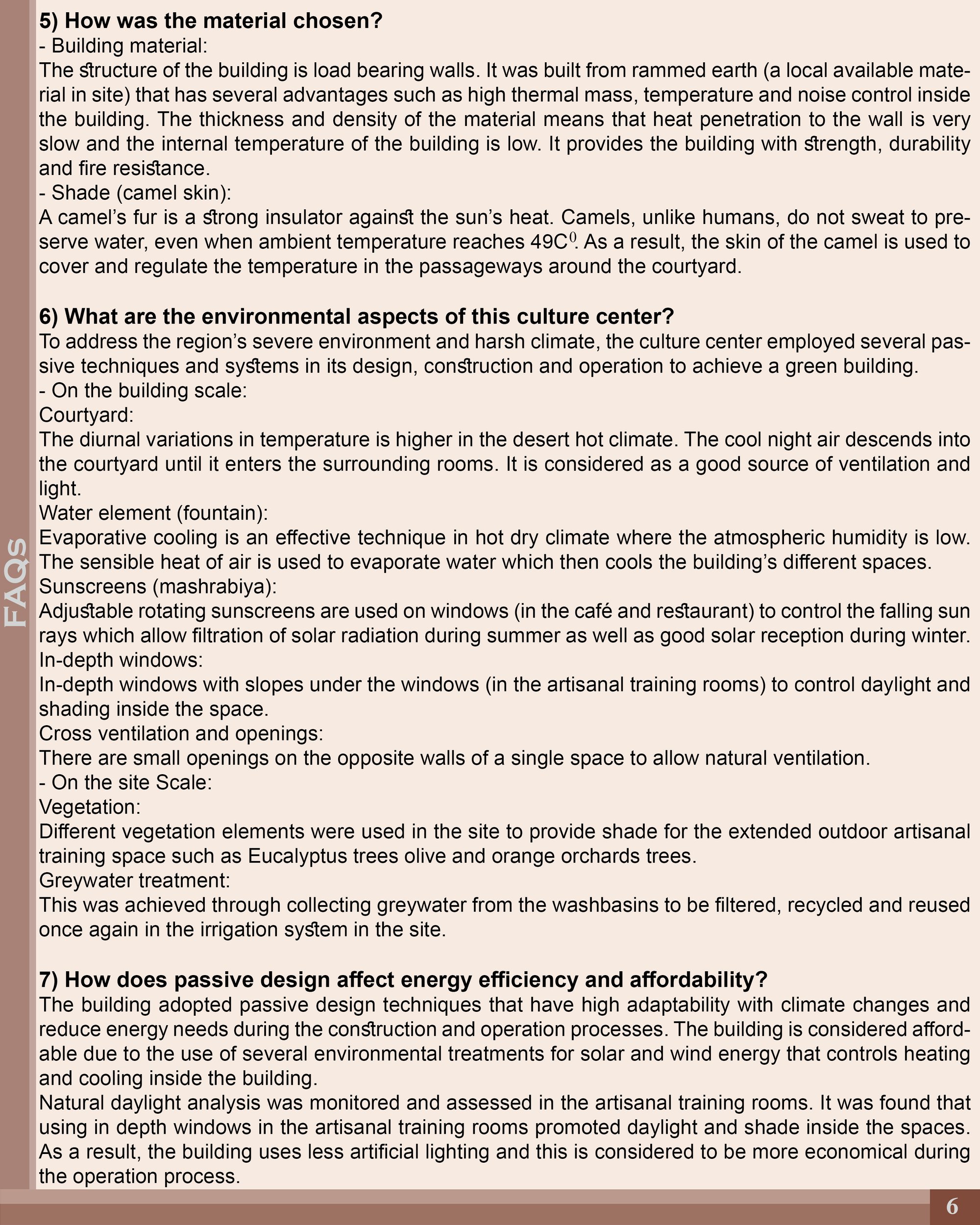 FAQ's