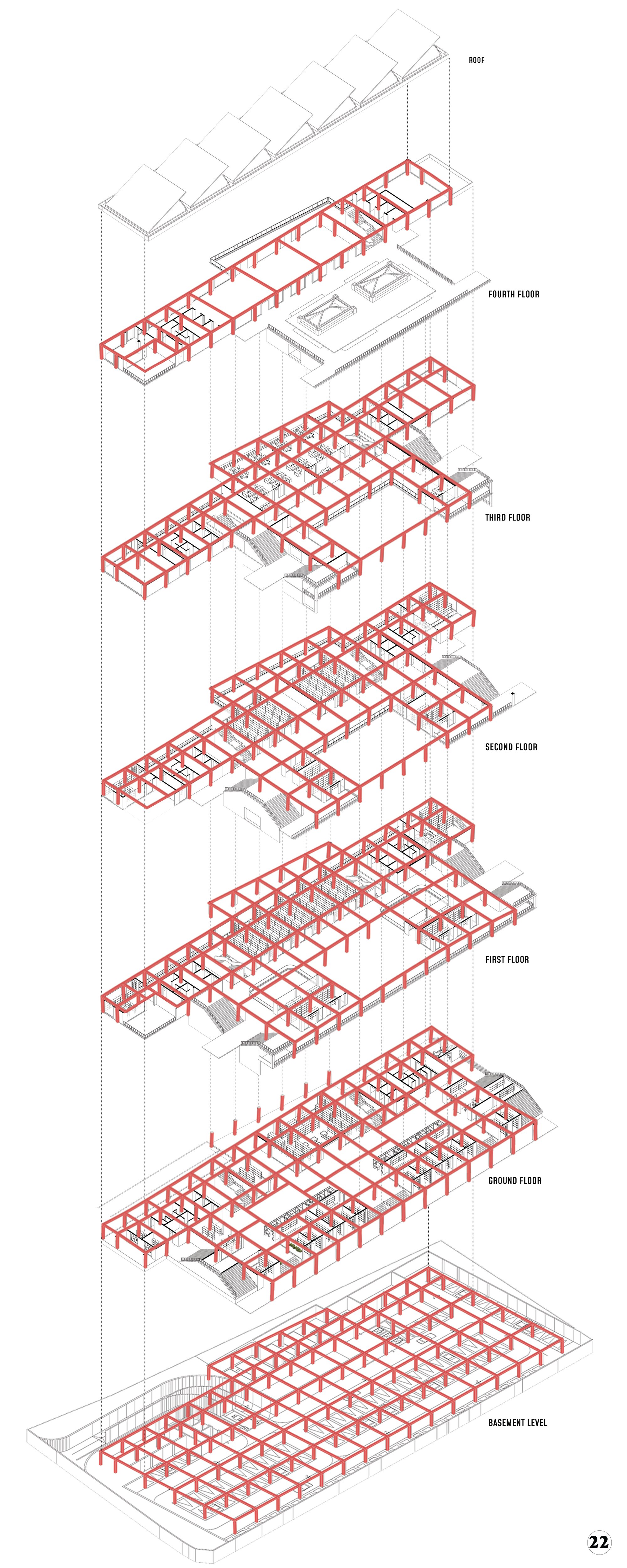 Sheet 22 - Exploded Structural View