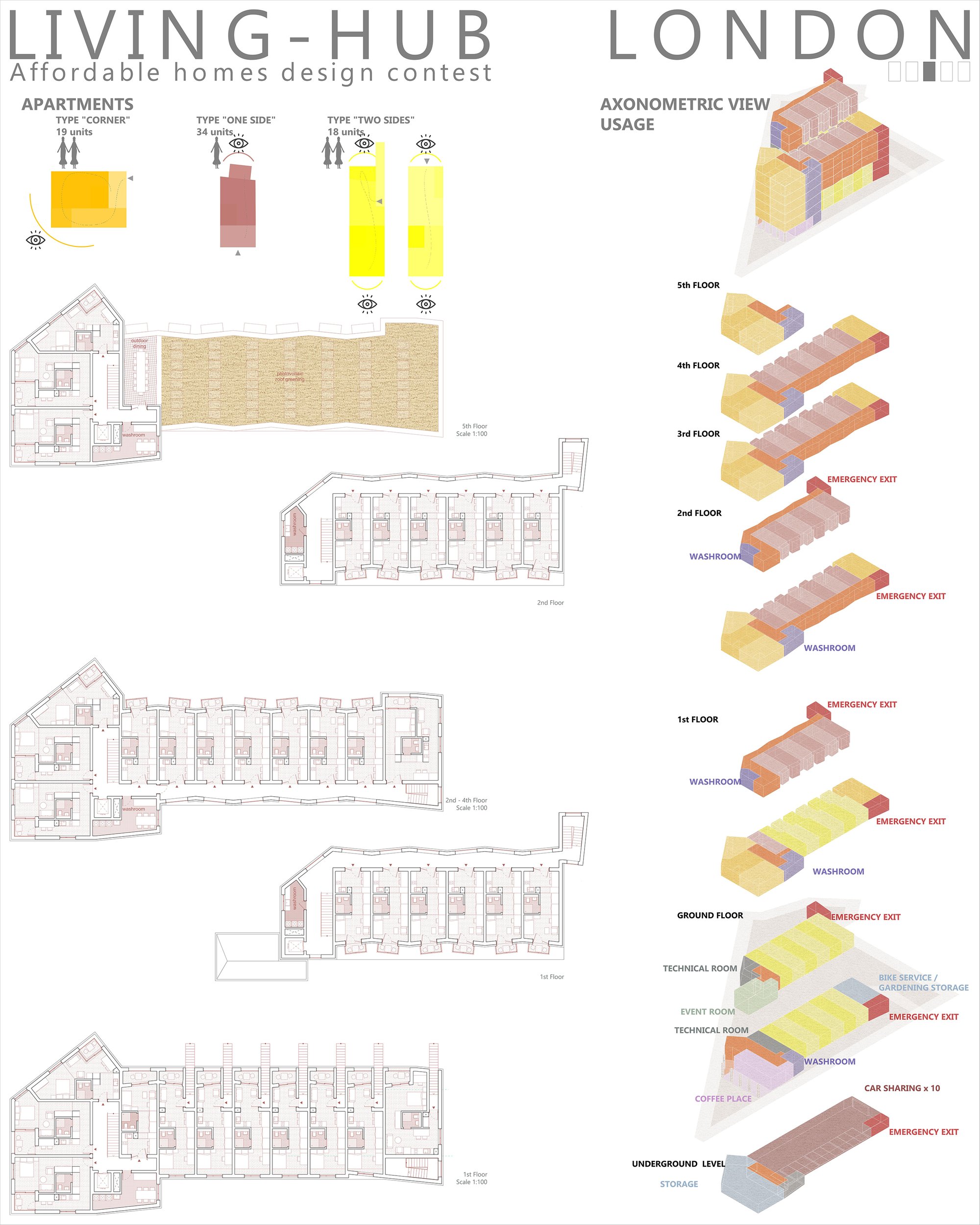 Upper floors. Usage. Young G.