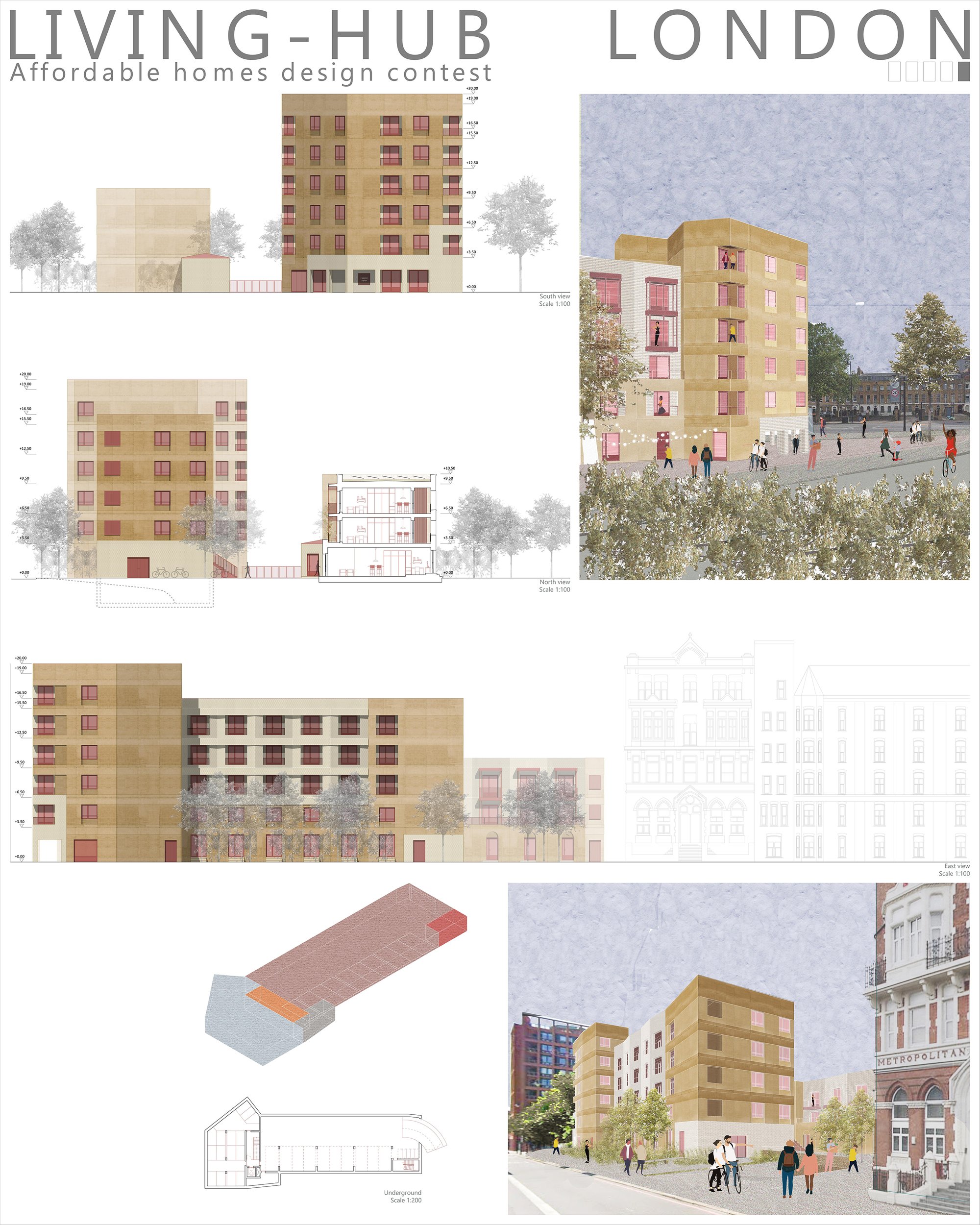 Facade and surroundings. Young G.