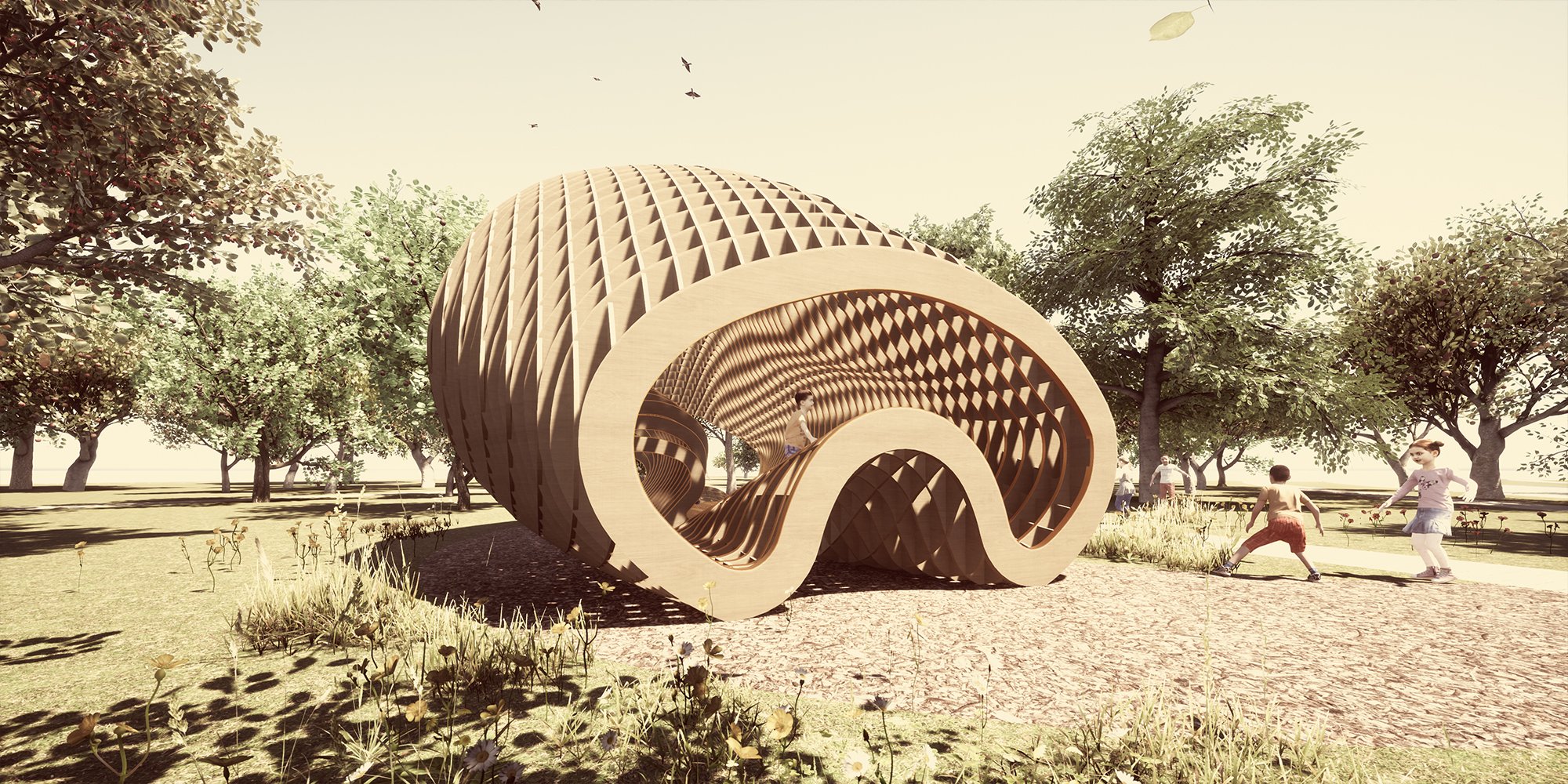 Fort Croissant - Play Structure for a Public Park
