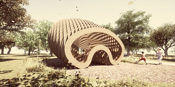 Fort Croissant - Play Structure for a Public Park