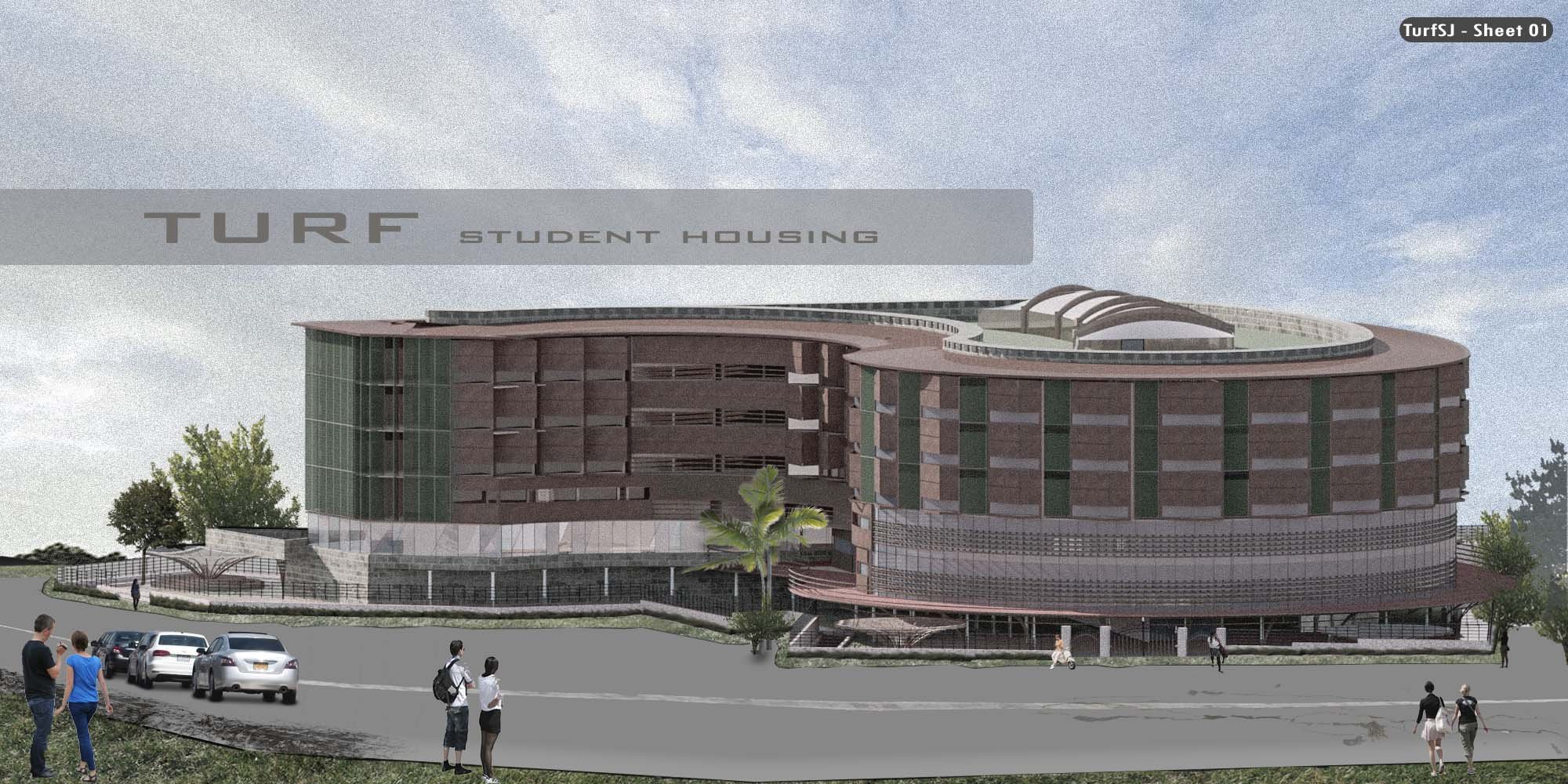 Turf-Koi, student housing design