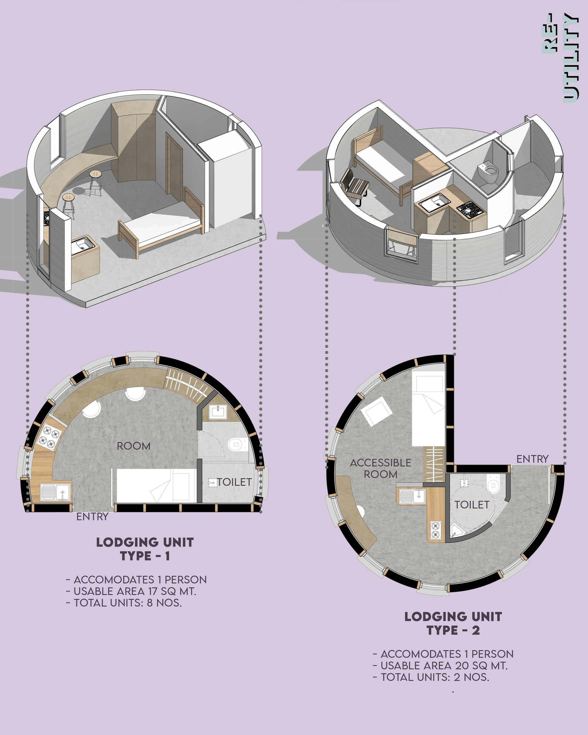 Lodging Units - Floor Plans