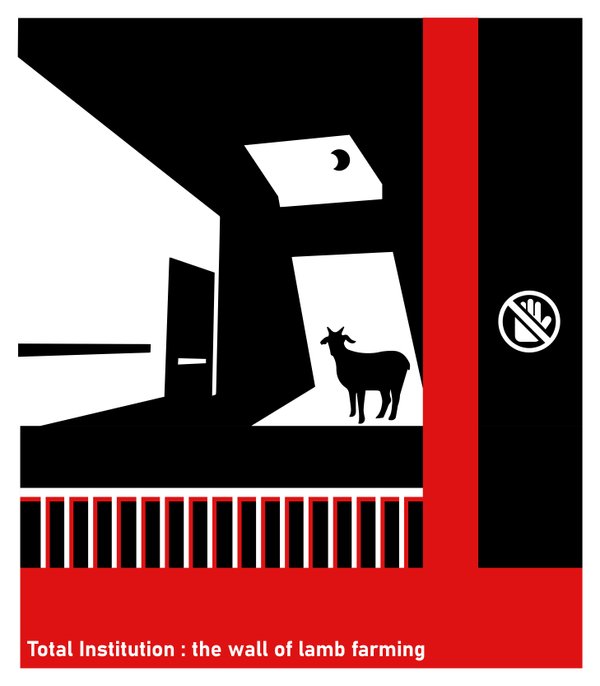 Total Institution : the wall of lamb farming