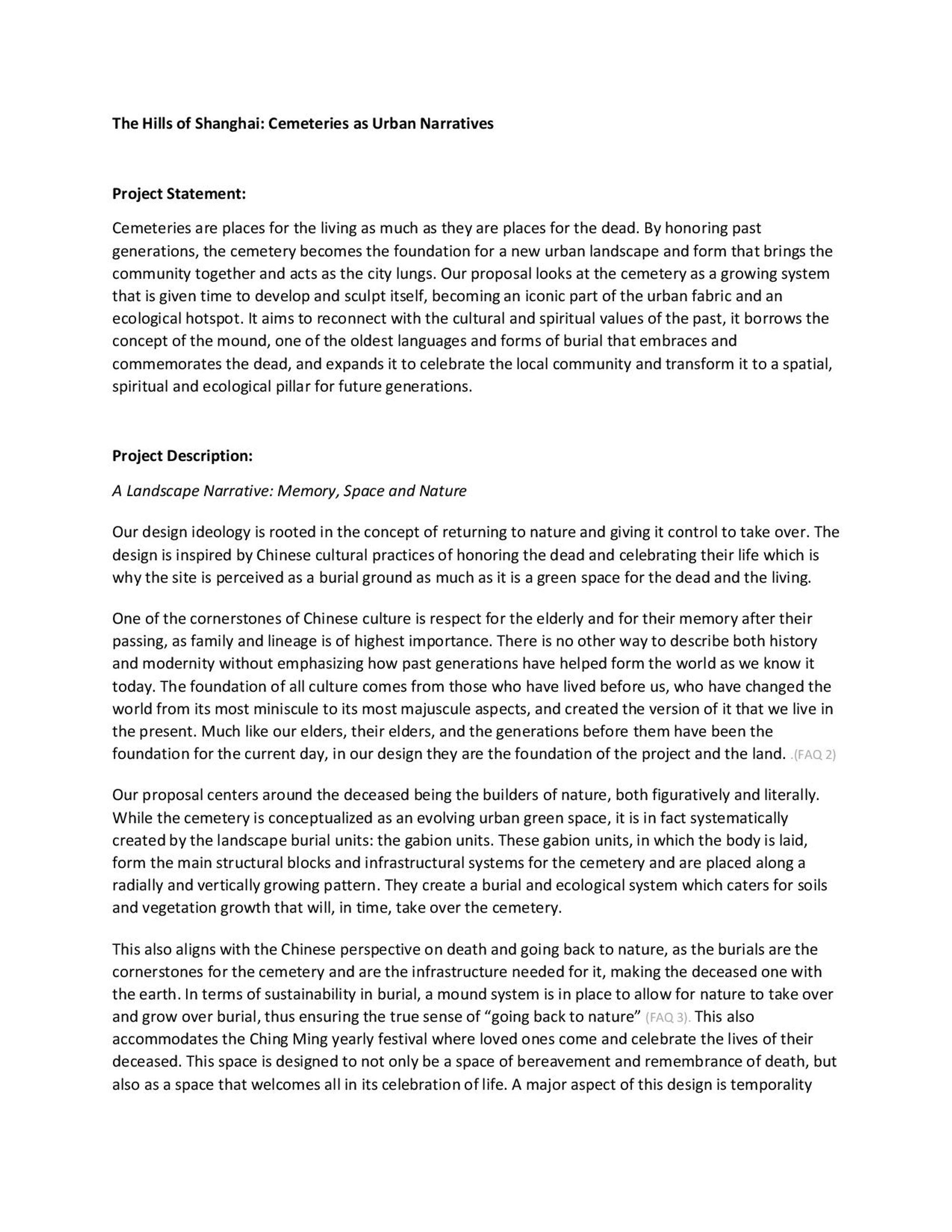 Project Narrative+FAQs 1