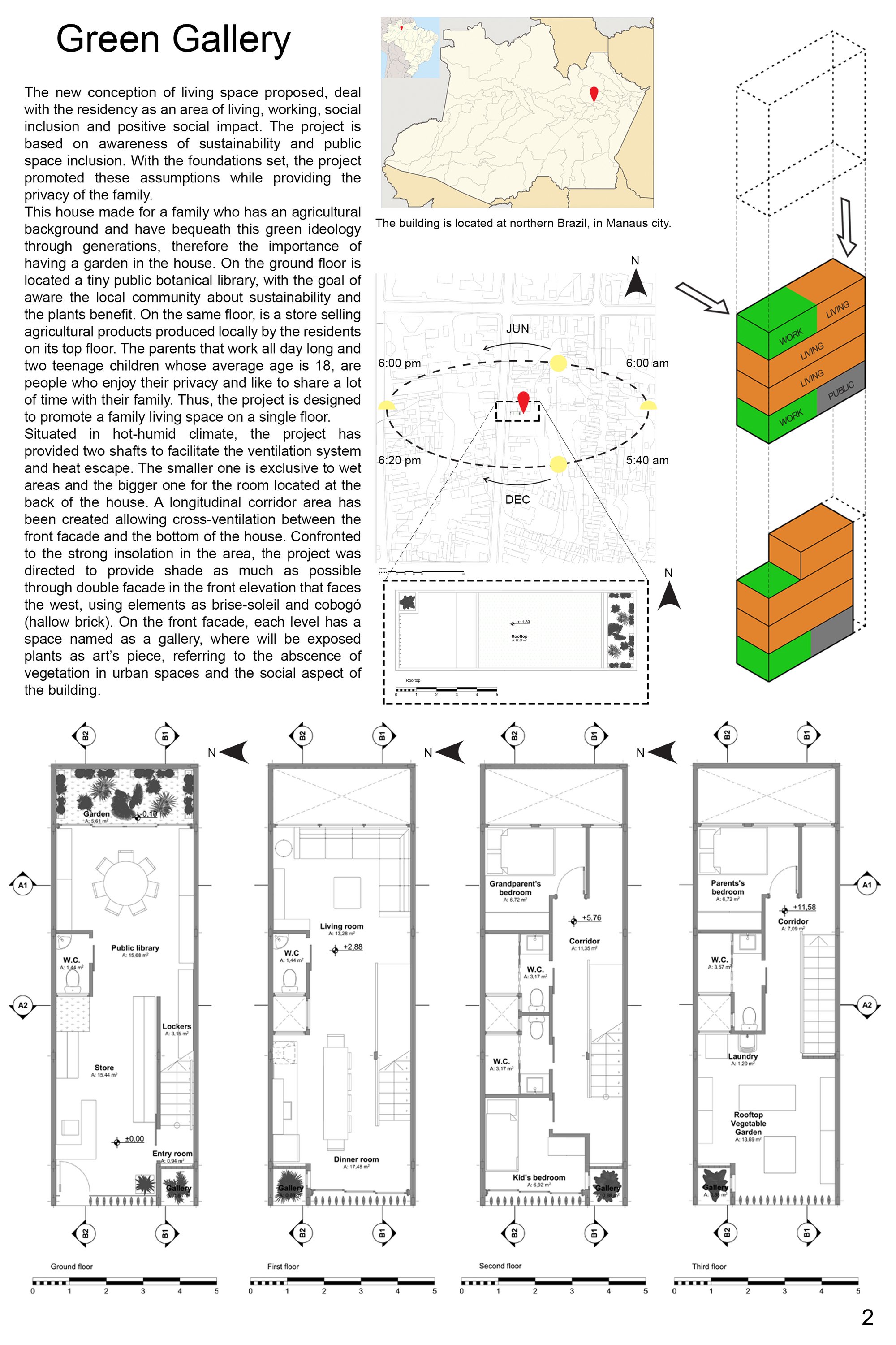 Green Gallery - Diagram/Plans