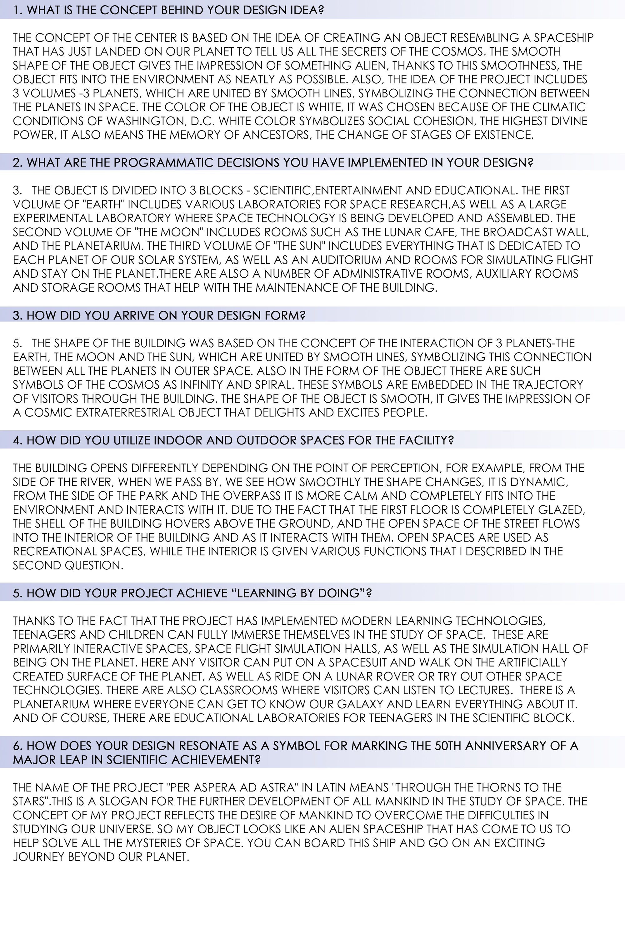 Competition FAQ Questionnaire