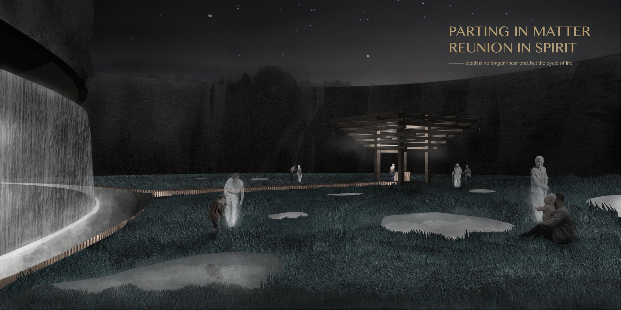 Parting in matter,Reunion in spirit