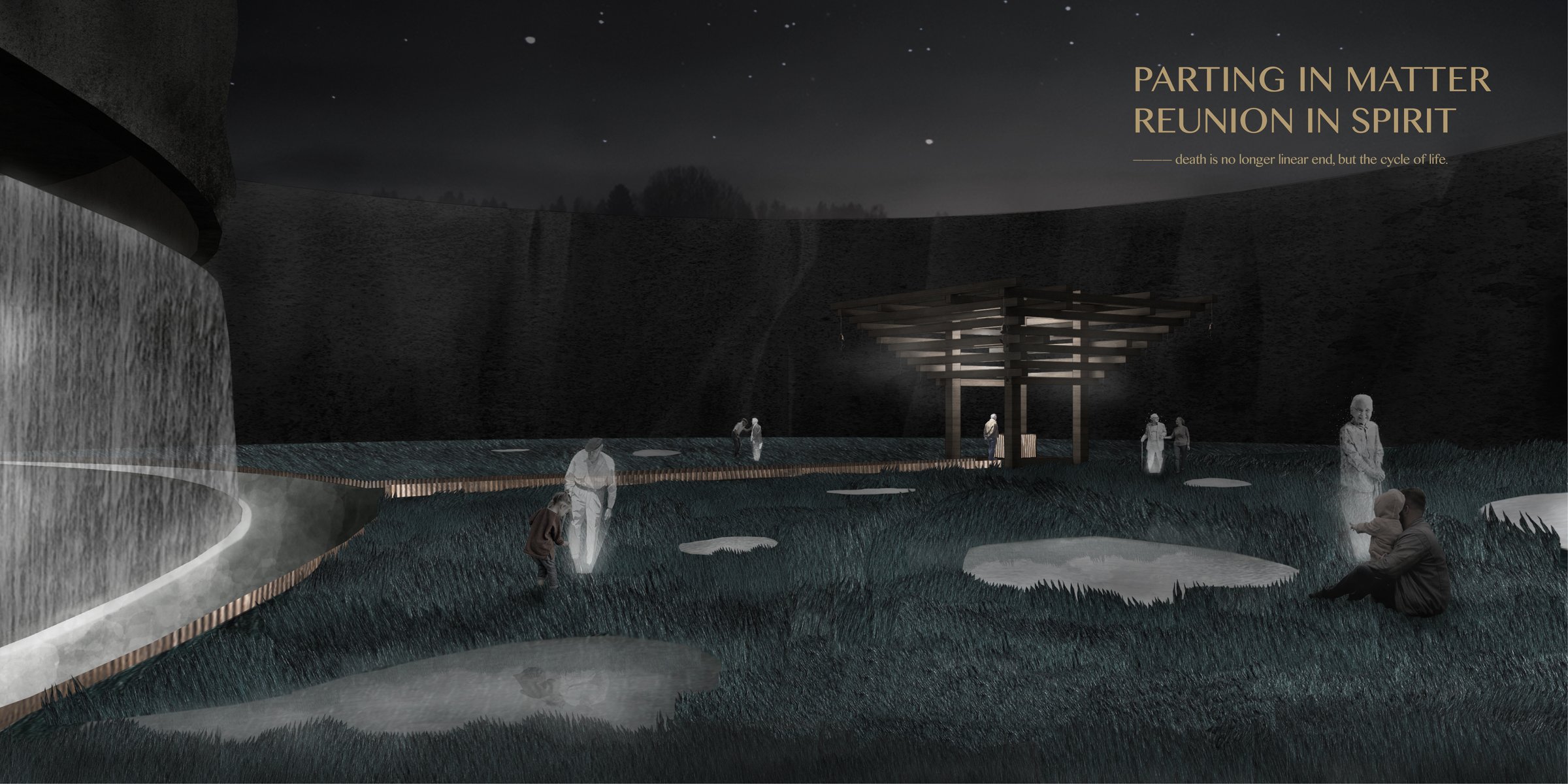 Parting in matter,Reunion in spirit