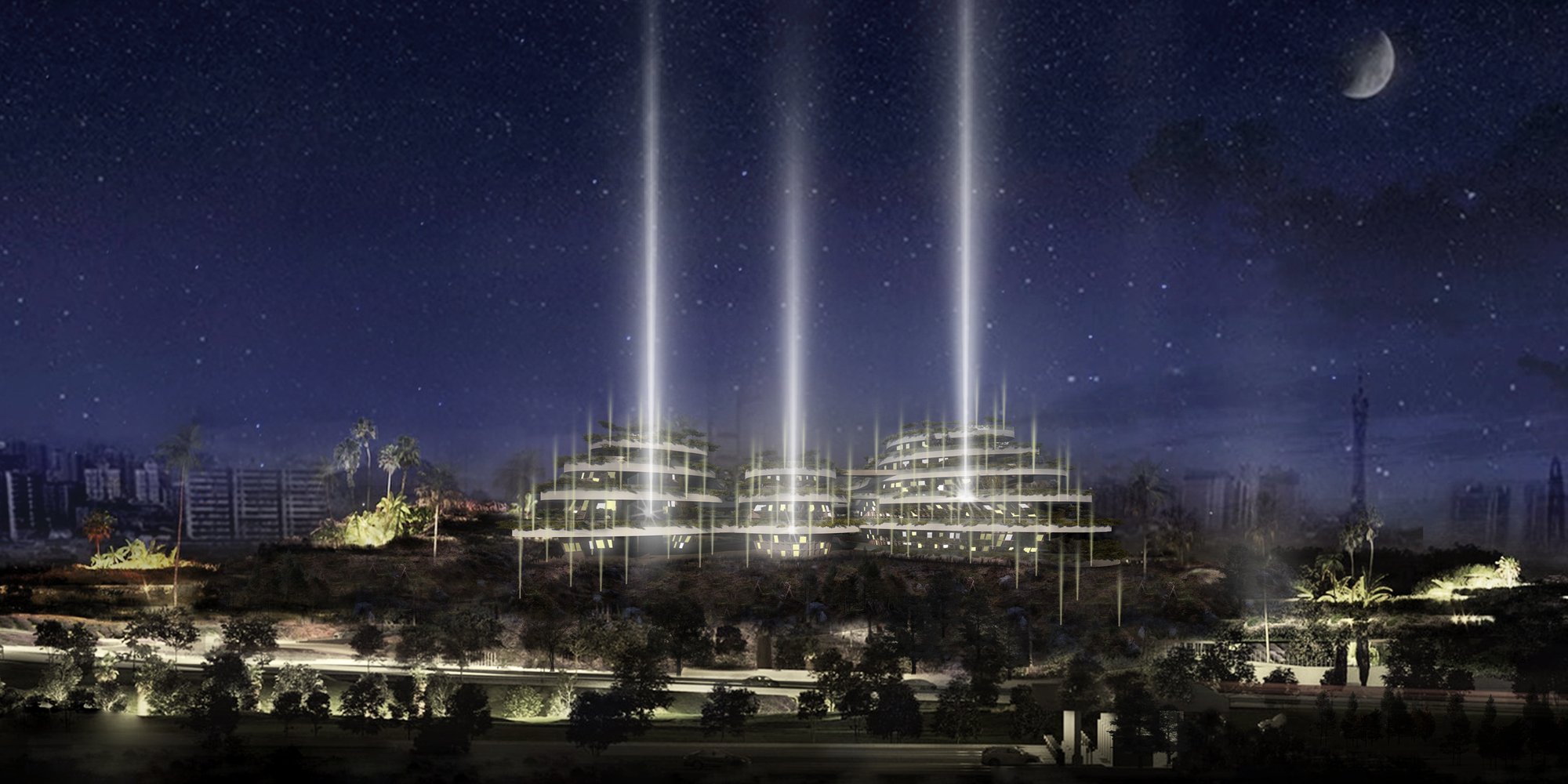 The Light of Rebirth -- Urban Cemetery Design 