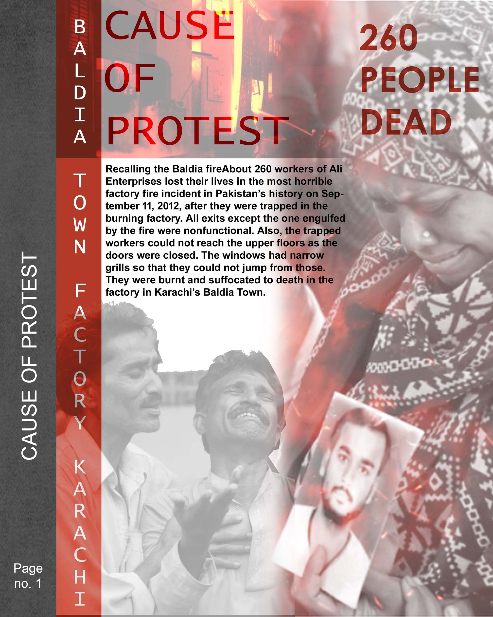 Protest for Baldia factory Karachi (Remembrance)