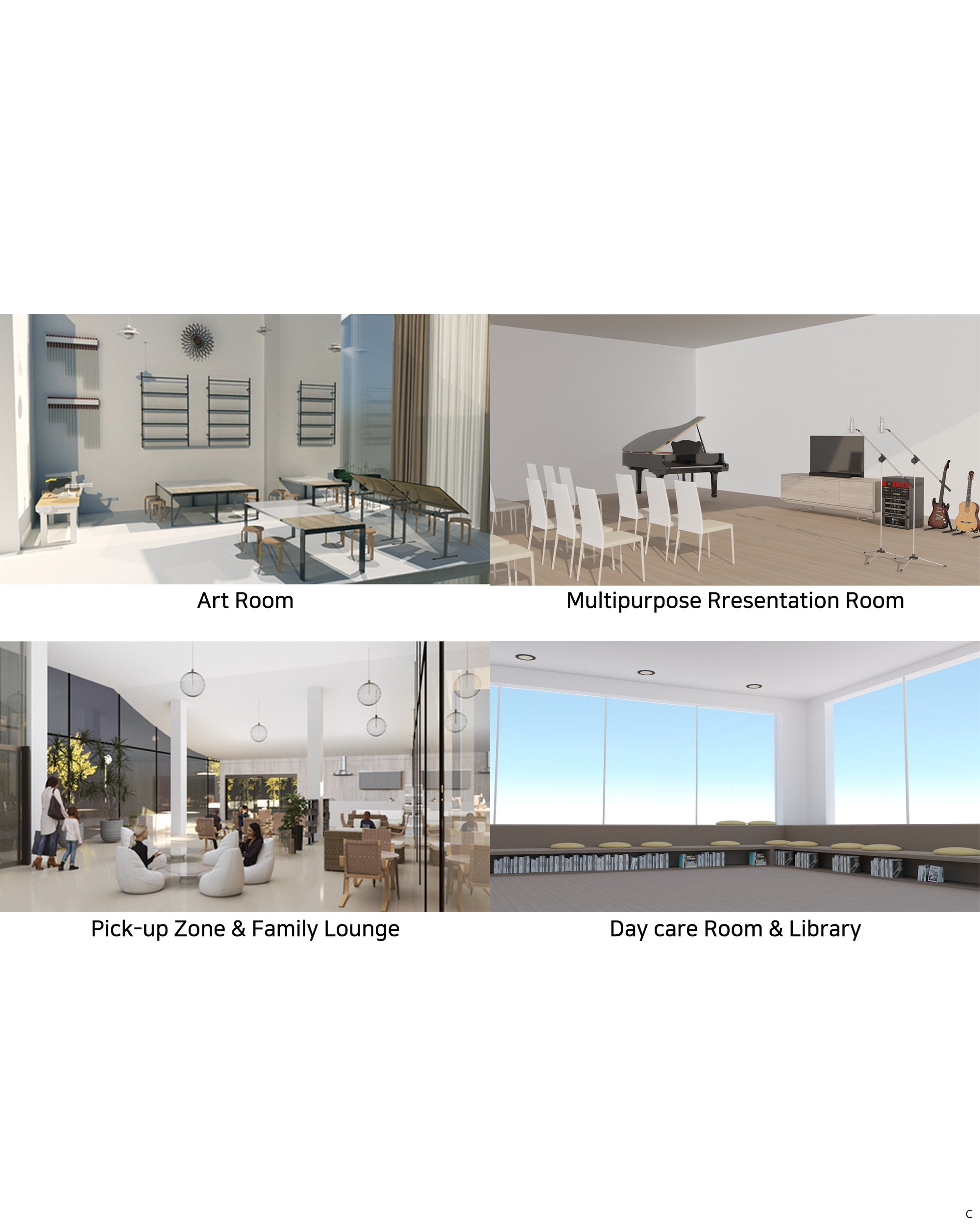 3D interior views