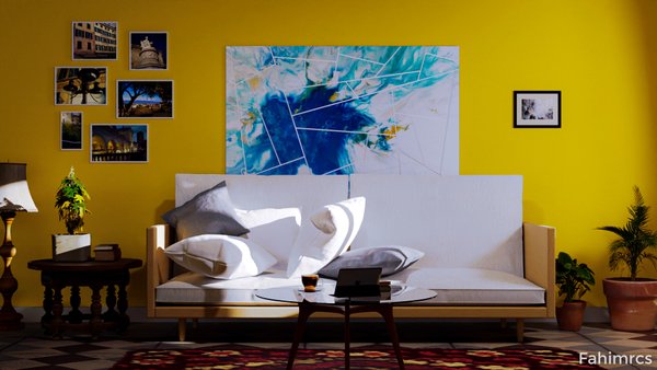 Archviz Interior render with cycles