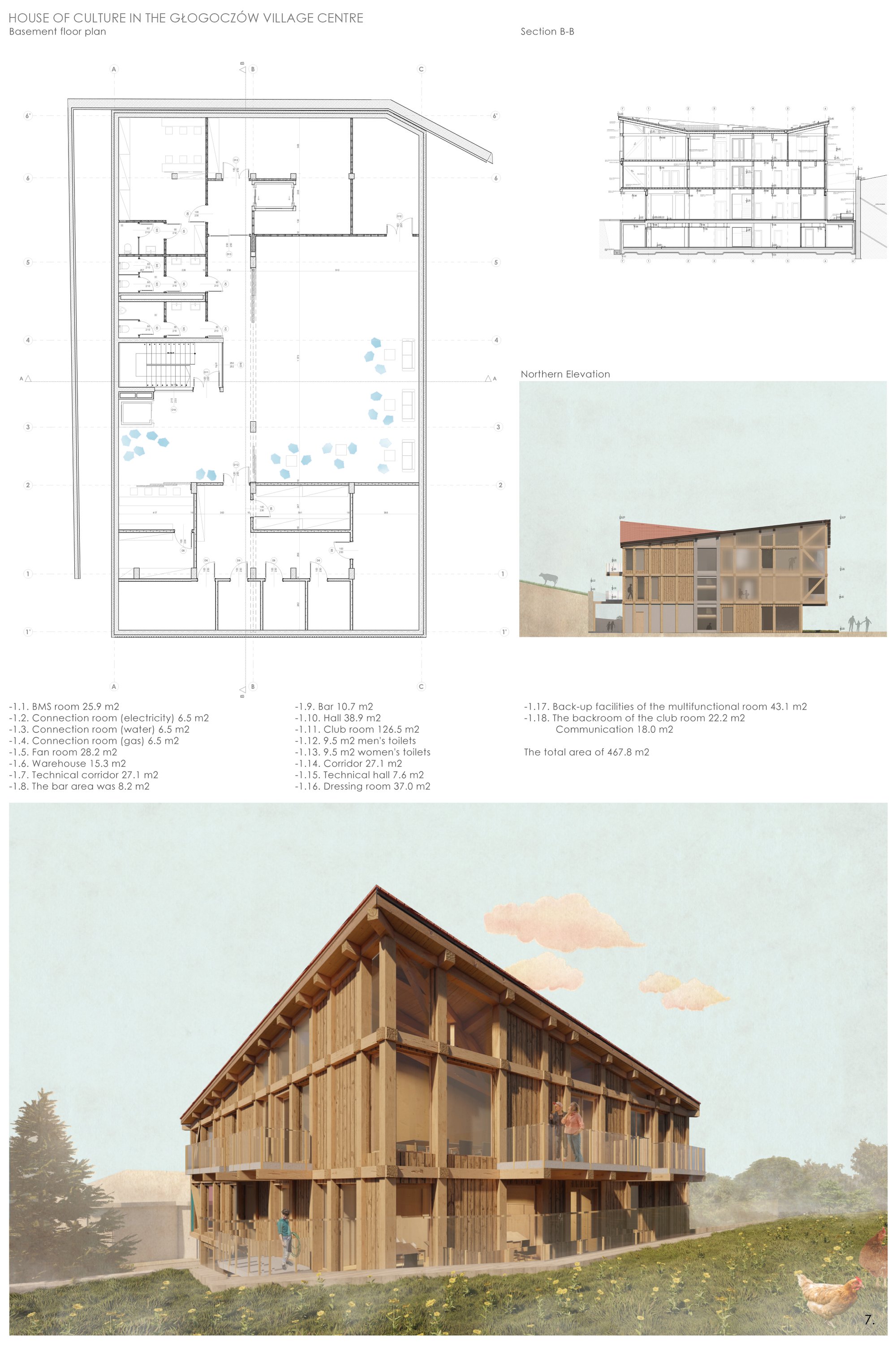 7. Basement floor plan