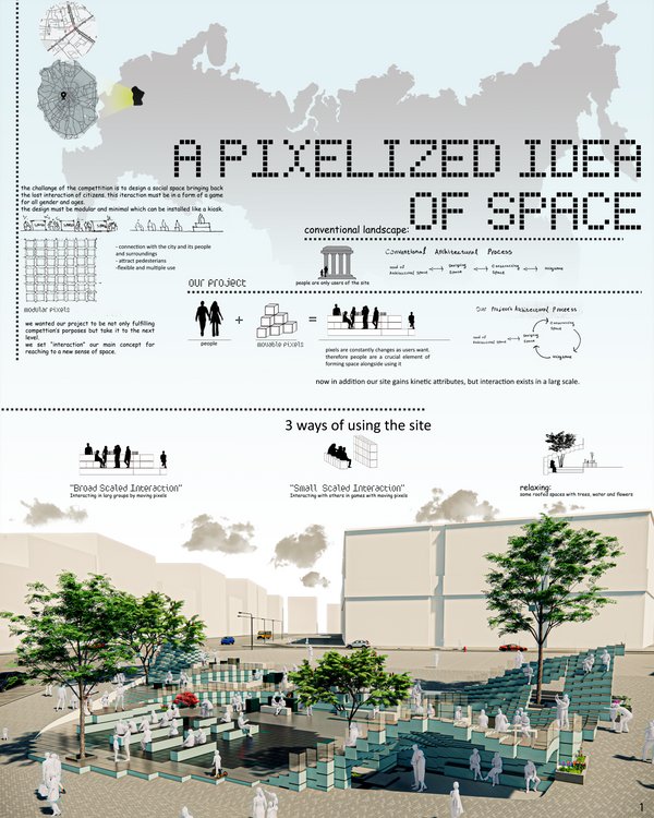 A Pixelized Idea Of Space
