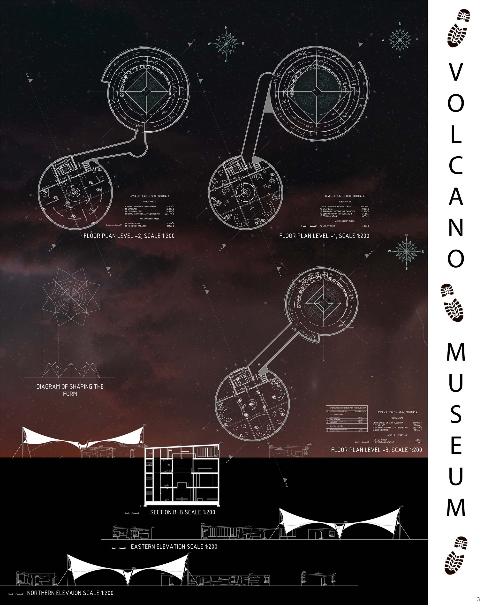 Tectonic Design Contest for a Volcano Museum