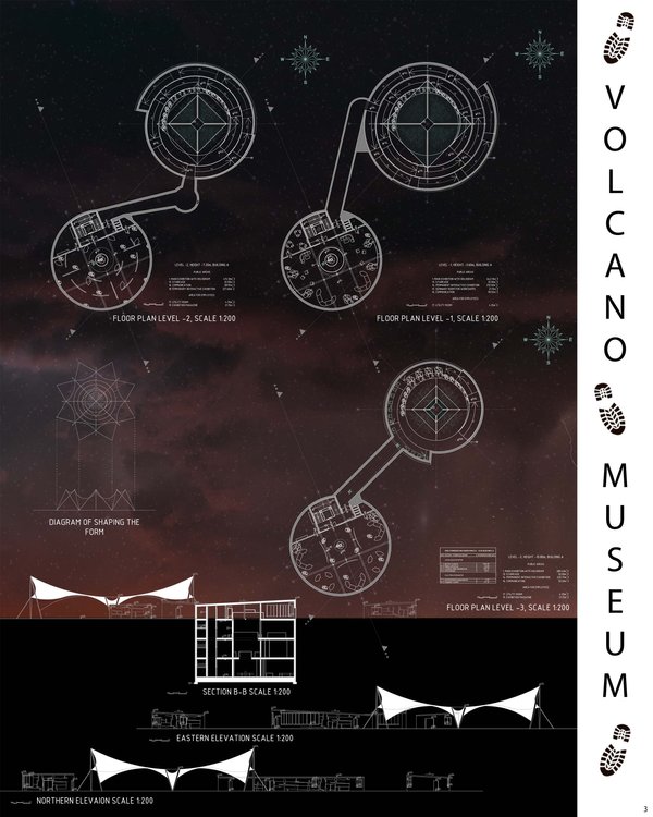 Tectonic Design Contest for a Volcano Museum