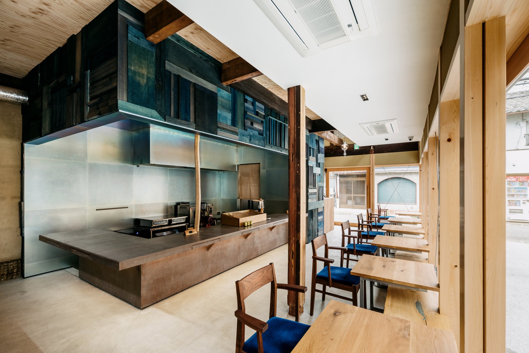 Kitchen and serving area