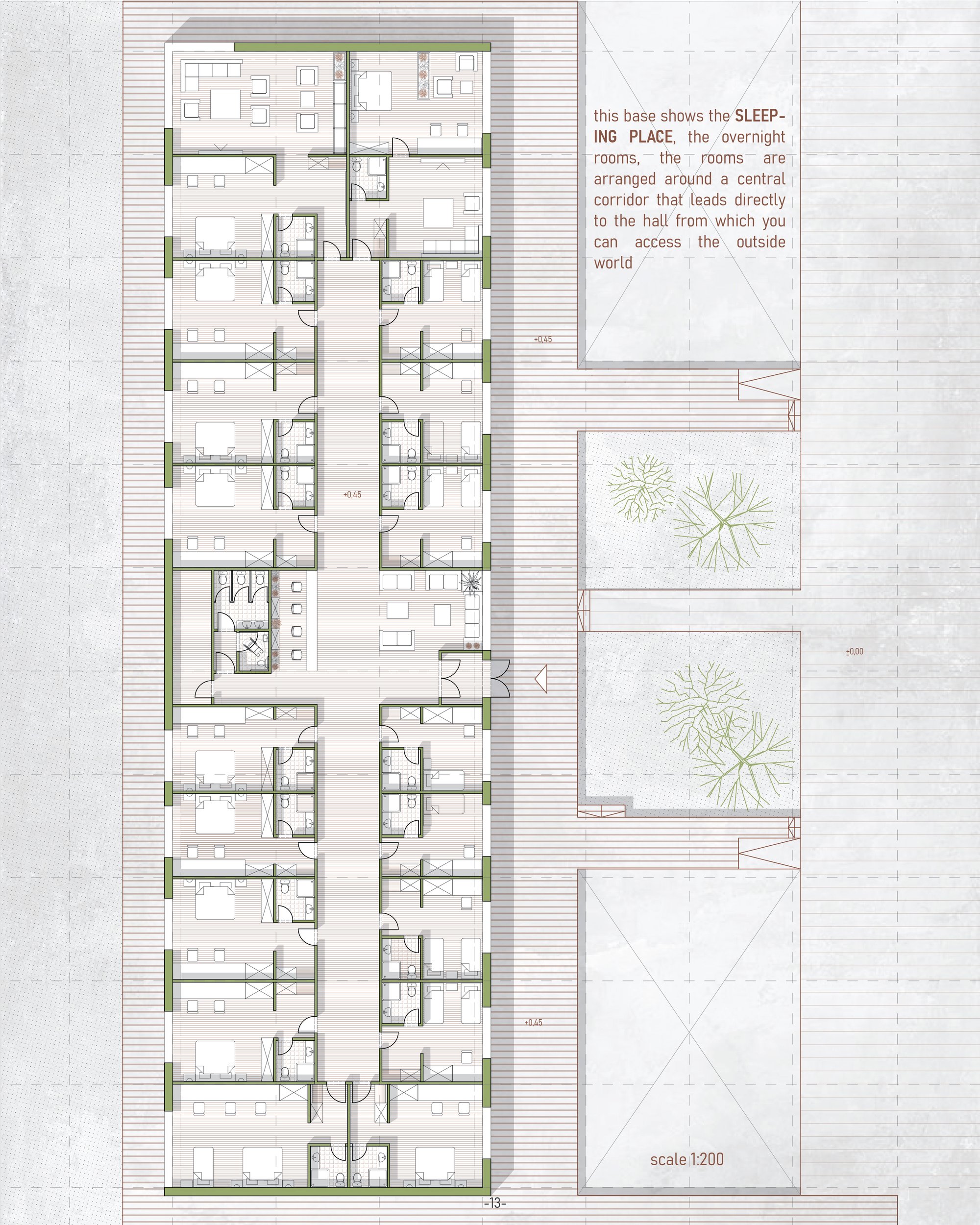 floor plan of the hotel