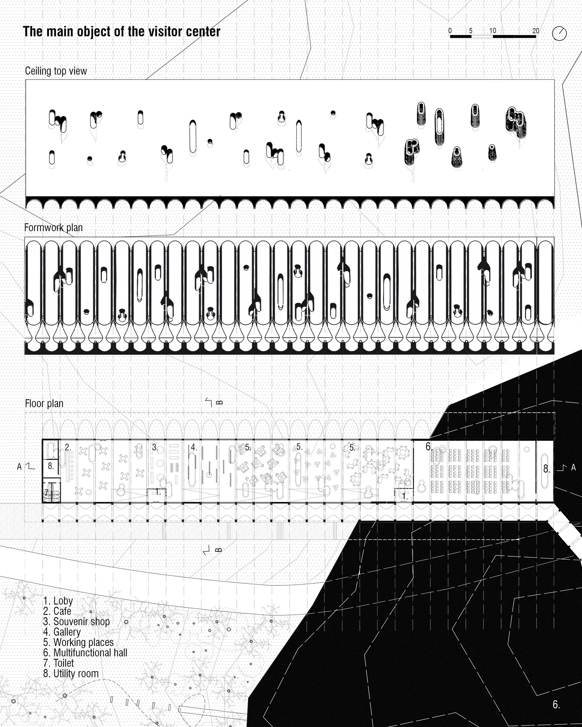 Floor plan of the main object
