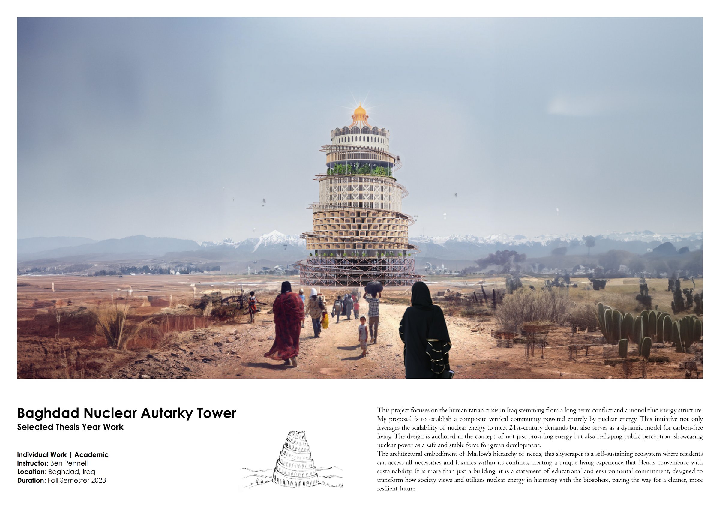 Baghdad Nuclear Autarky Tower