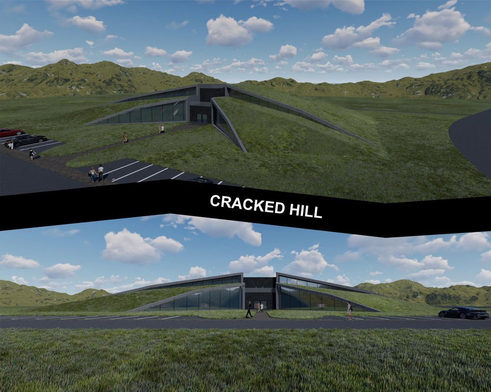 Cracked hill