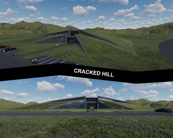 Cracked hill