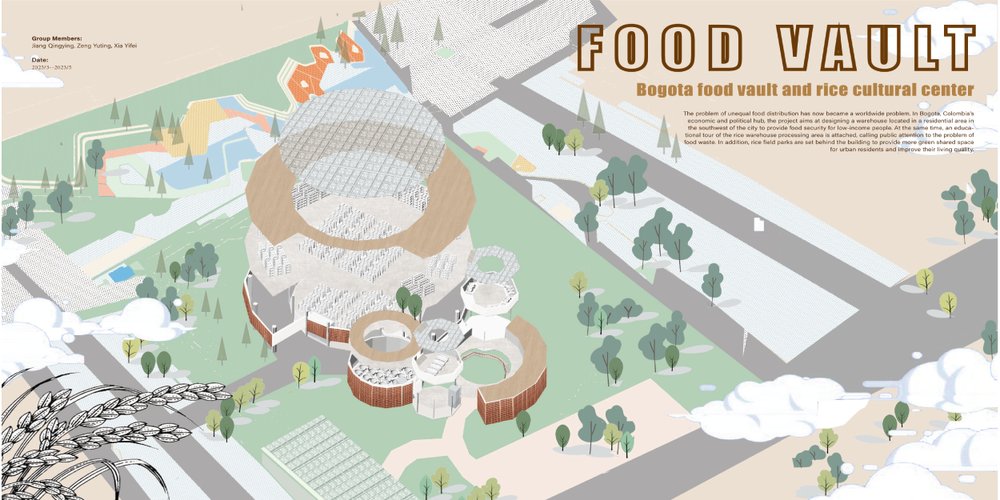 Bogota food vault and rice cultural center