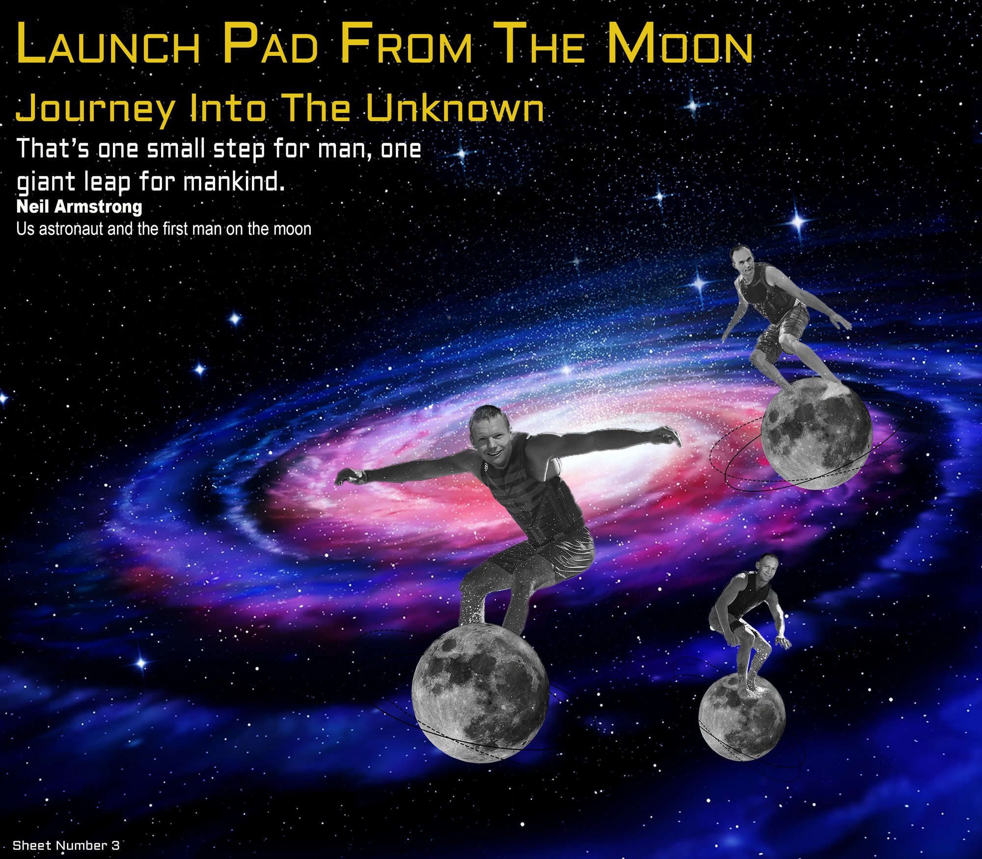 Launch pad from the moon: Journey into the unknown