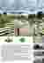 The image showcases a presentation board for sustainable architecture, highlighting its key principl