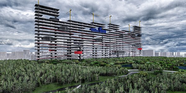 SLUMS IN TRANSITION:MEGA-STRUCTURE AS THE NEW LAND