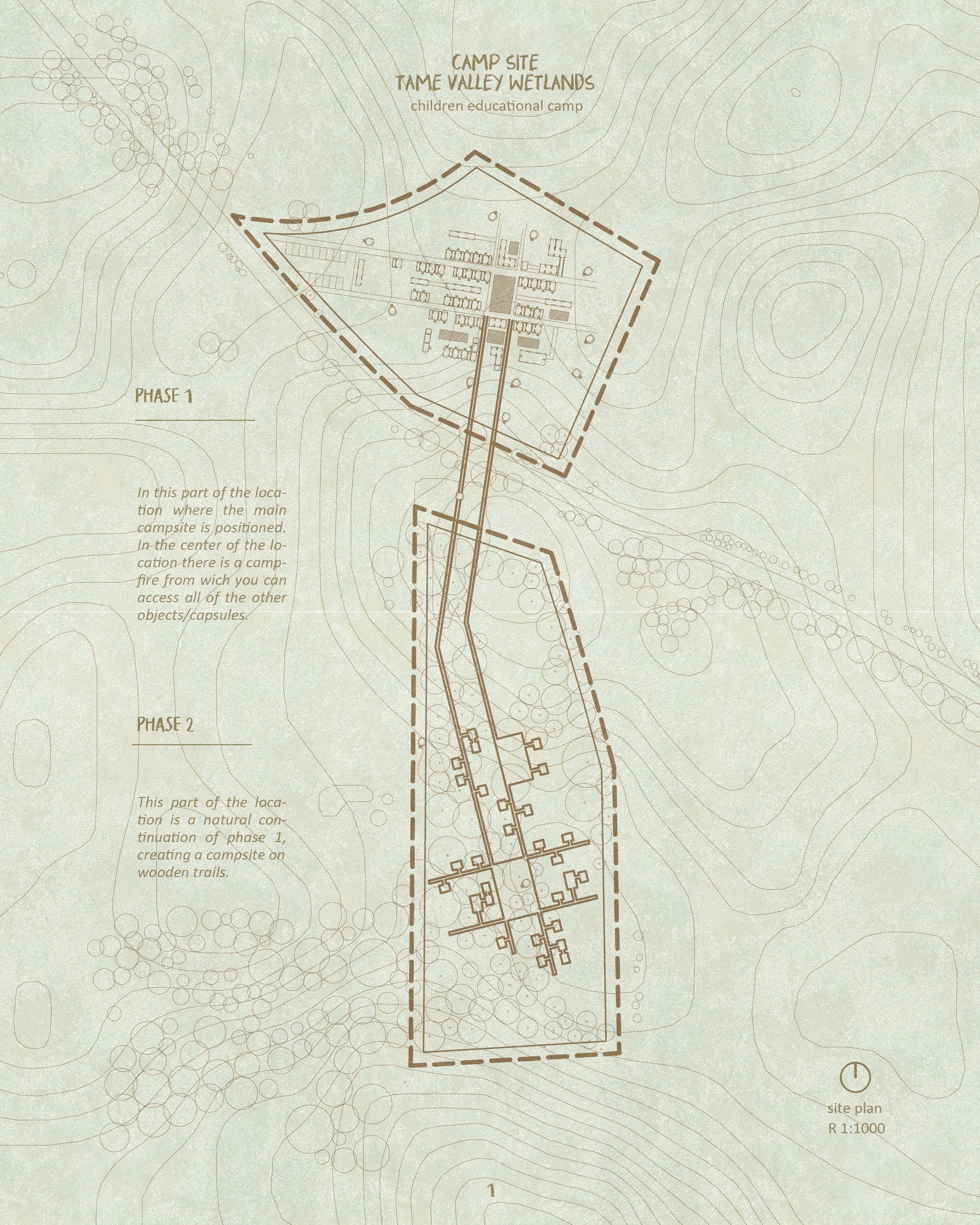 Wetland Camp site plan