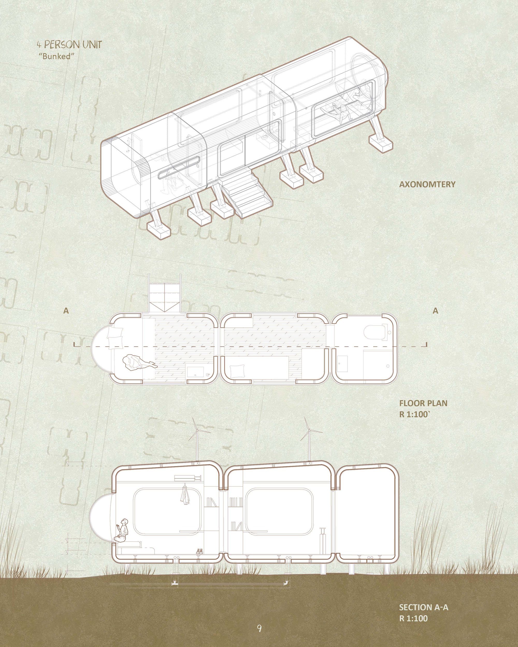 4 person unit