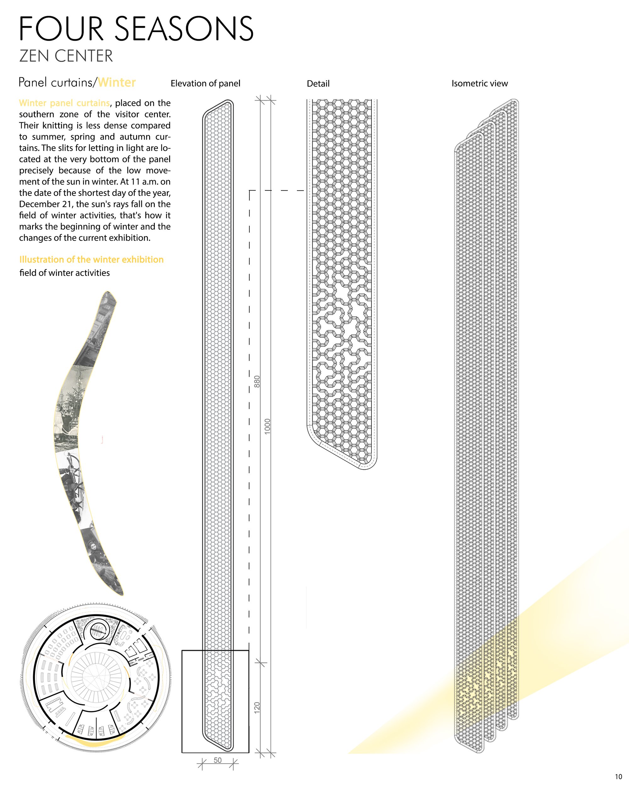 Panel curtains/Winter