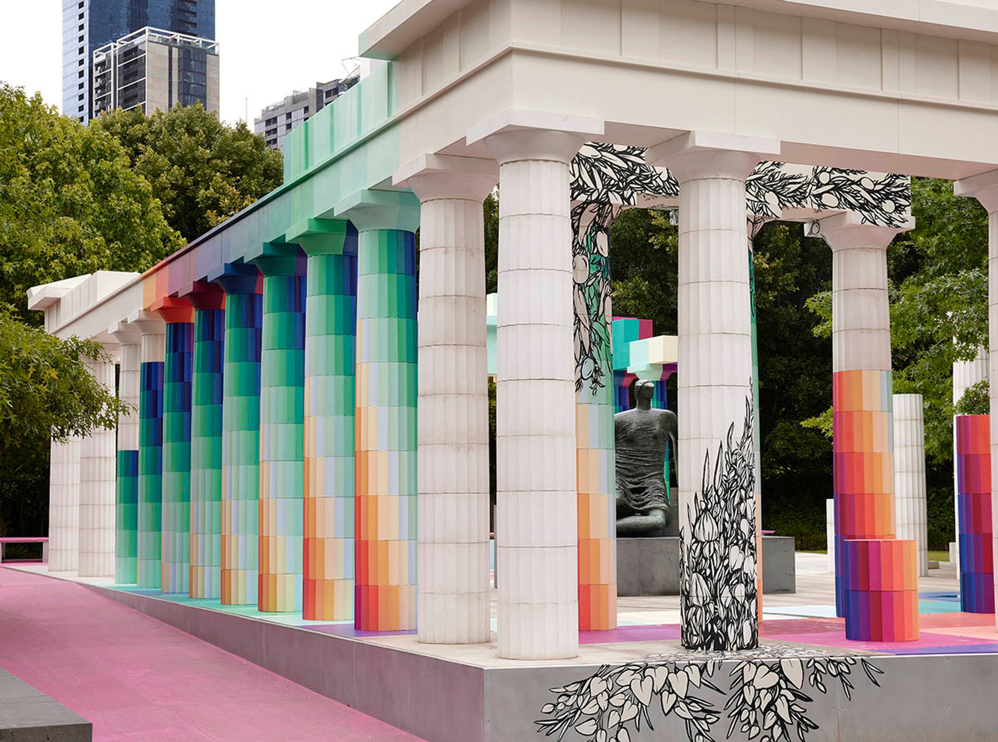 The Parthenon at NGV's Garden