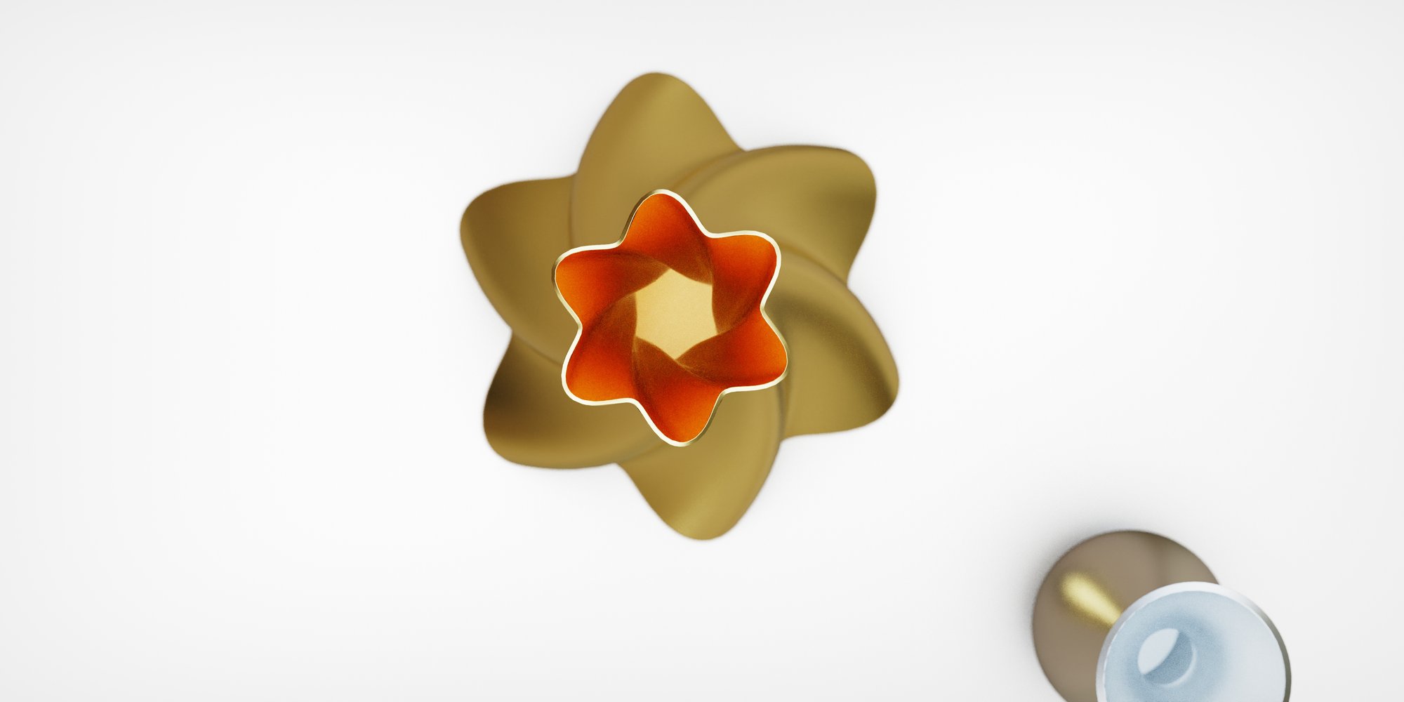 Vase top view