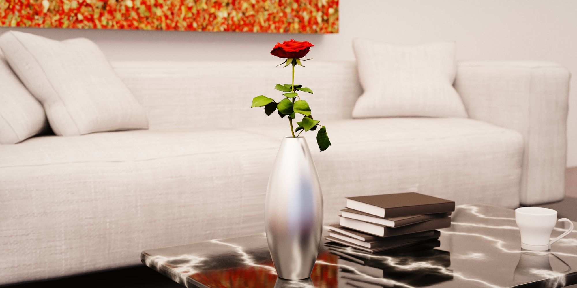 Vase in another contextual environment